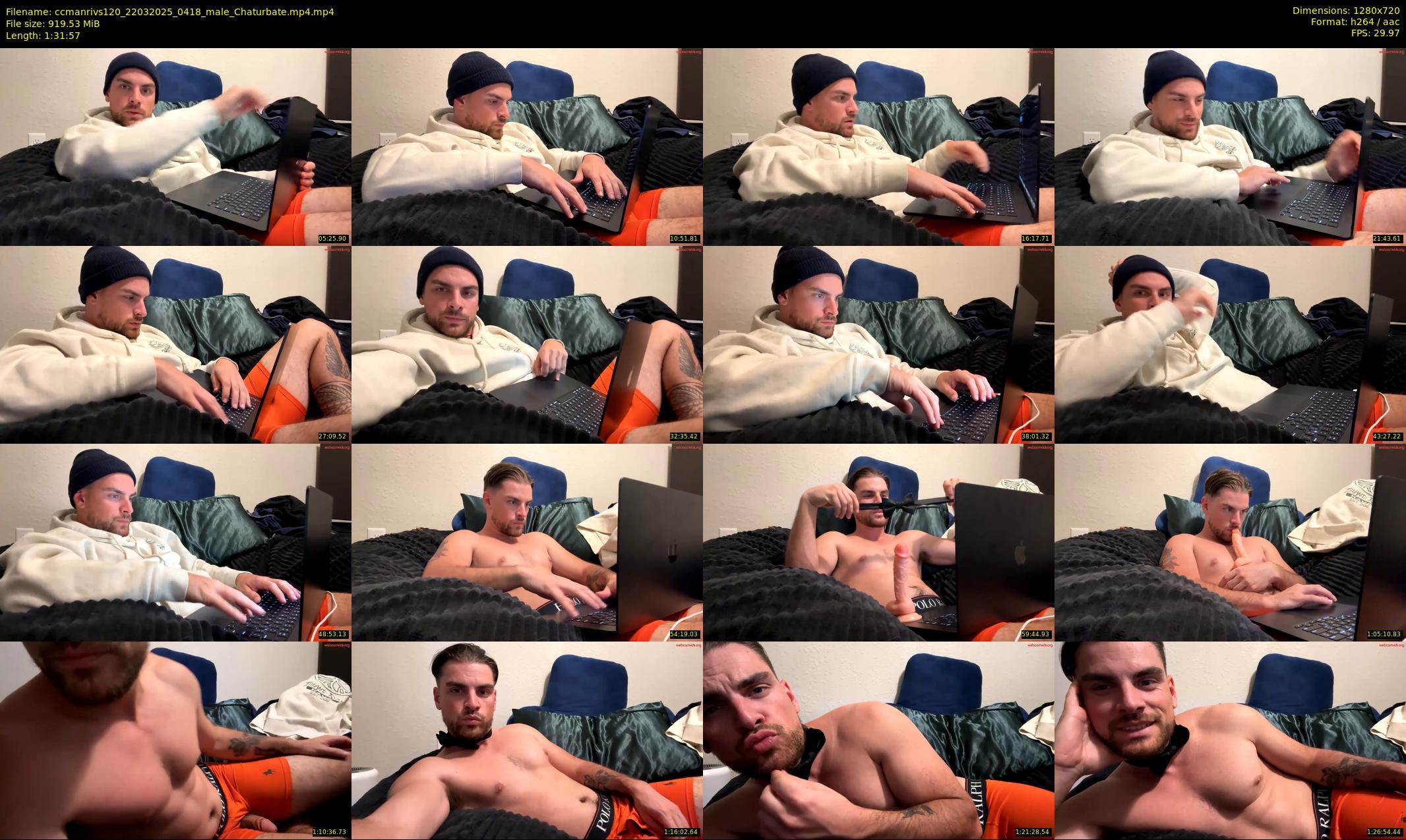 ccmanrivs120 — 92 minute Chaturbate male cam show recording, 720p, Mar 22, 2025