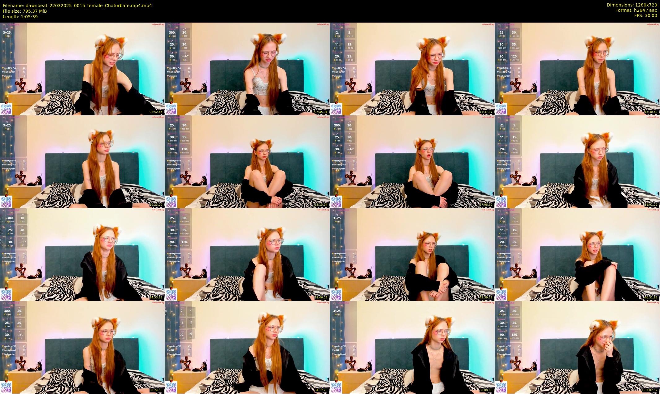 dawnbeat — 66 minute Chaturbate female cam show recording, 720p, Mar 22, 2025
