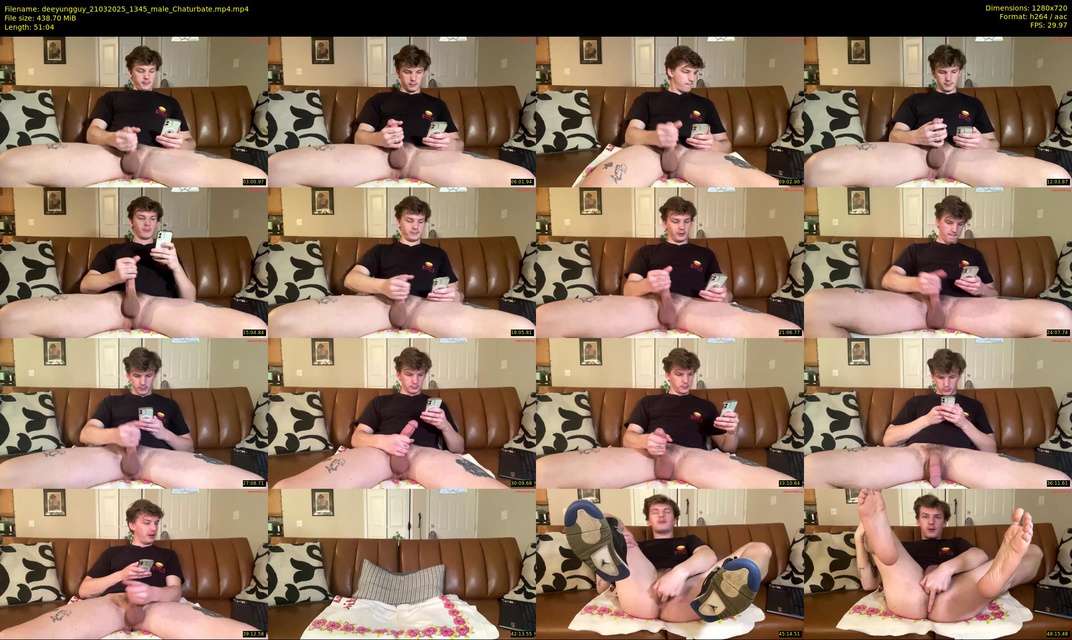 deeyungguy — 52 minute Chaturbate male cam show recording, 720p, Mar 21, 2025