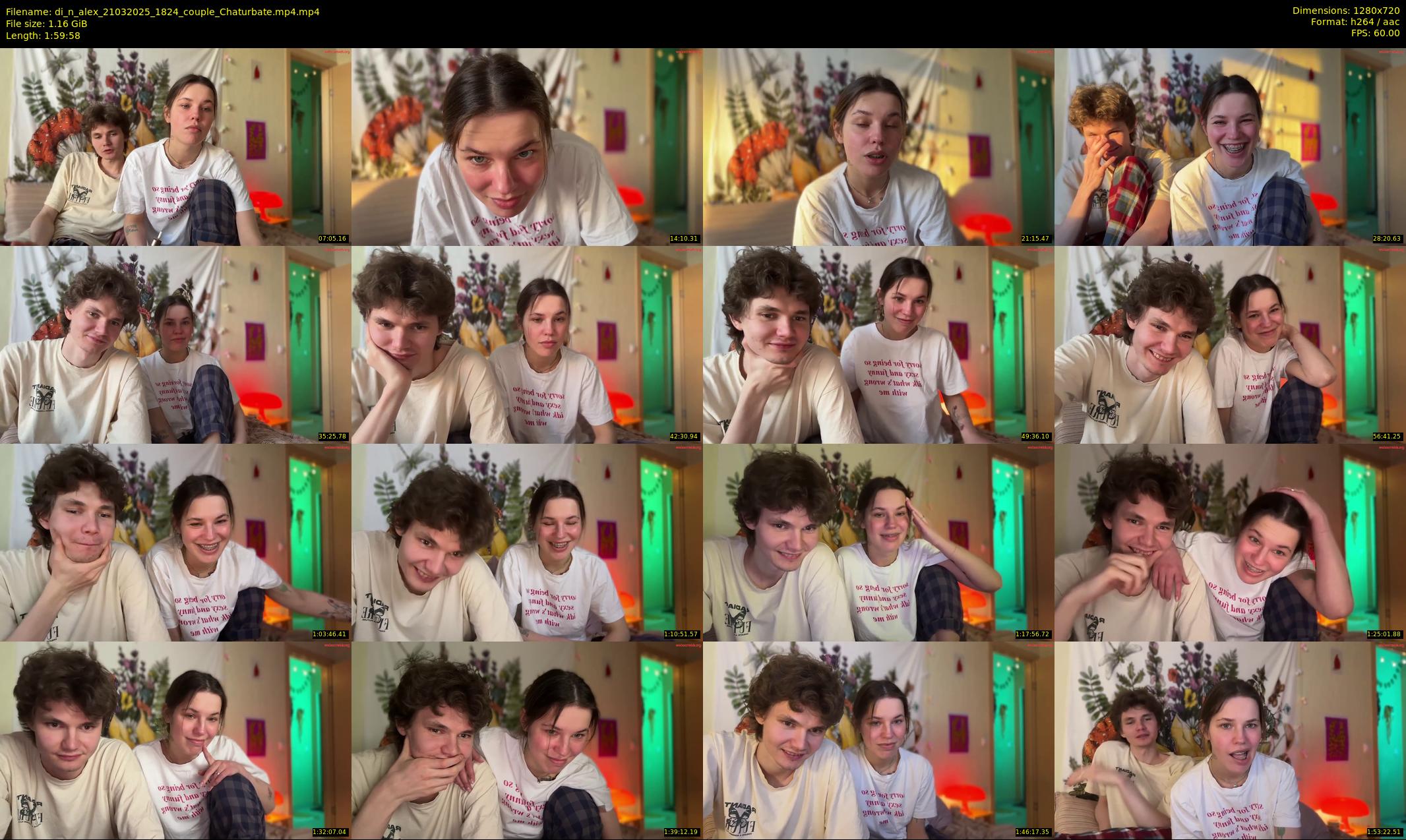 di_n_alex — 120 minute Chaturbate couple cam show recording, 720p, Mar 21, 2025