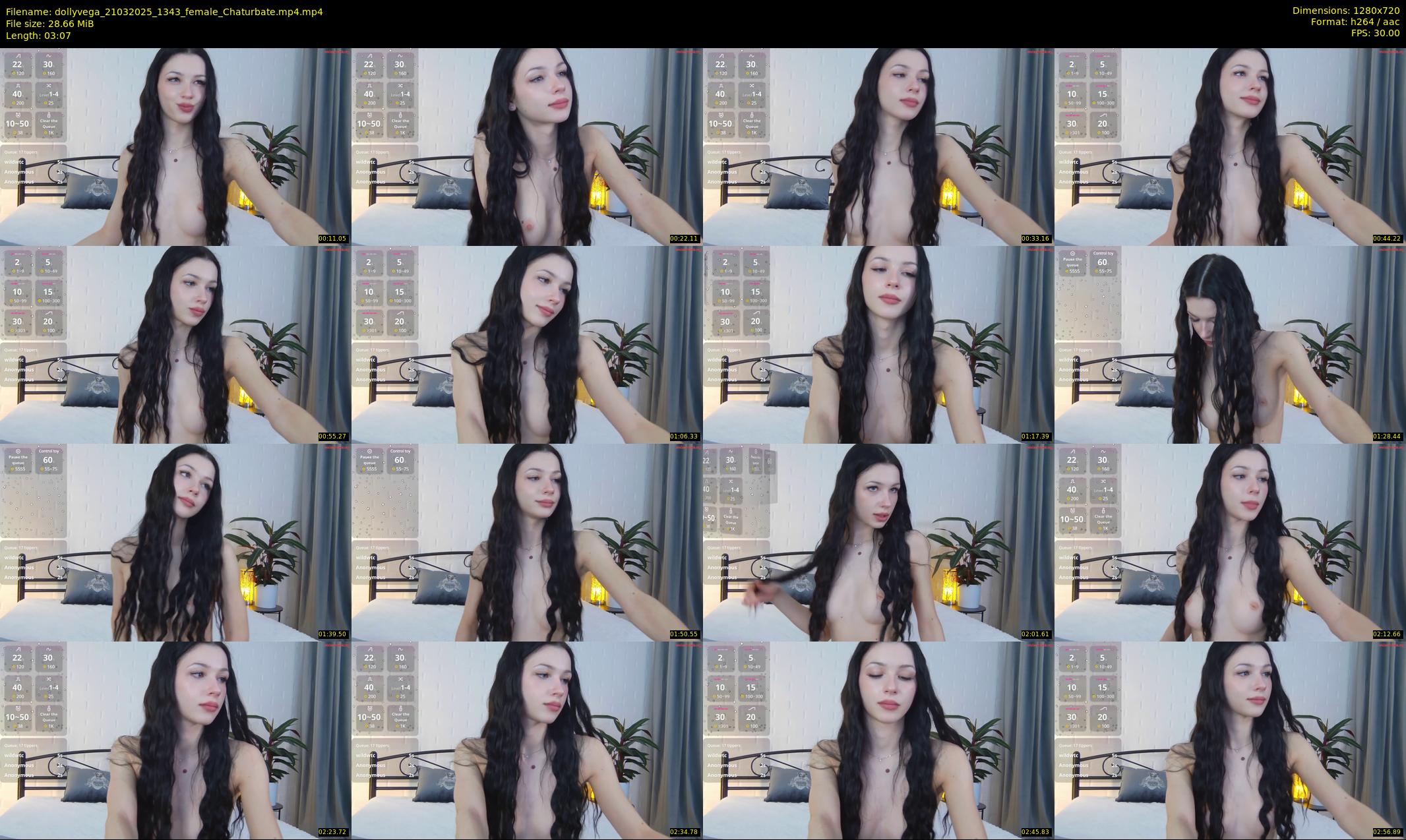 dollyvega — 4 minute Chaturbate female cam show recording, 720p, Mar 21, 2025