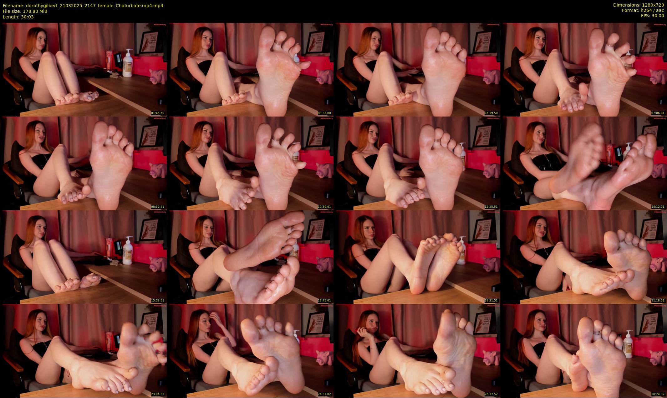 dorothygilbert — 31 minute Chaturbate female cam show recording, 720p, Mar 21, 2025