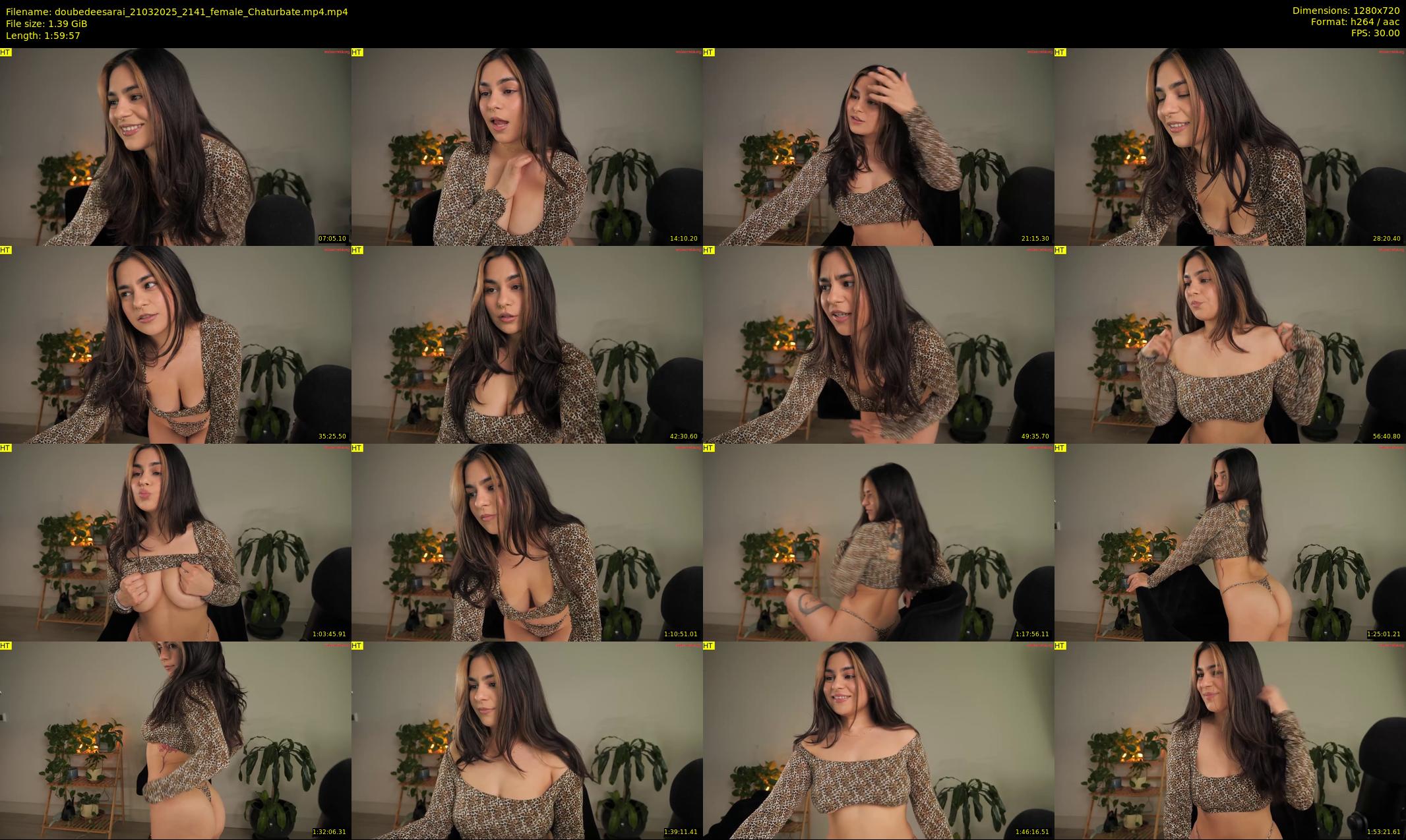 doubedeesarai — 120 minute Chaturbate female cam show recording, 720p, Mar 21, 2025