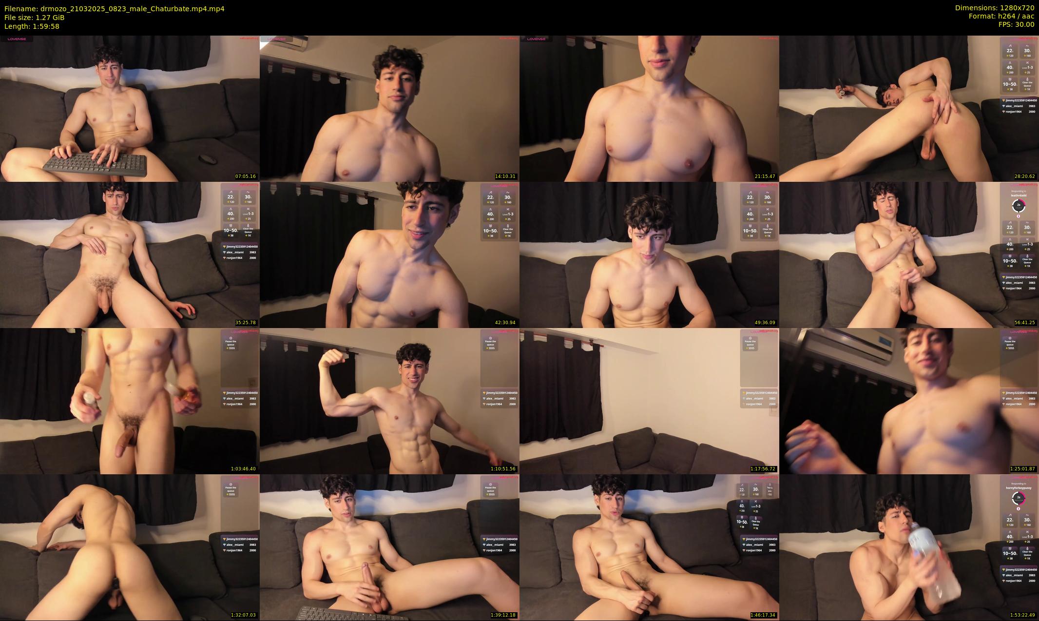 drmozo — 120 minute Chaturbate male cam show recording, 720p, Mar 21, 2025