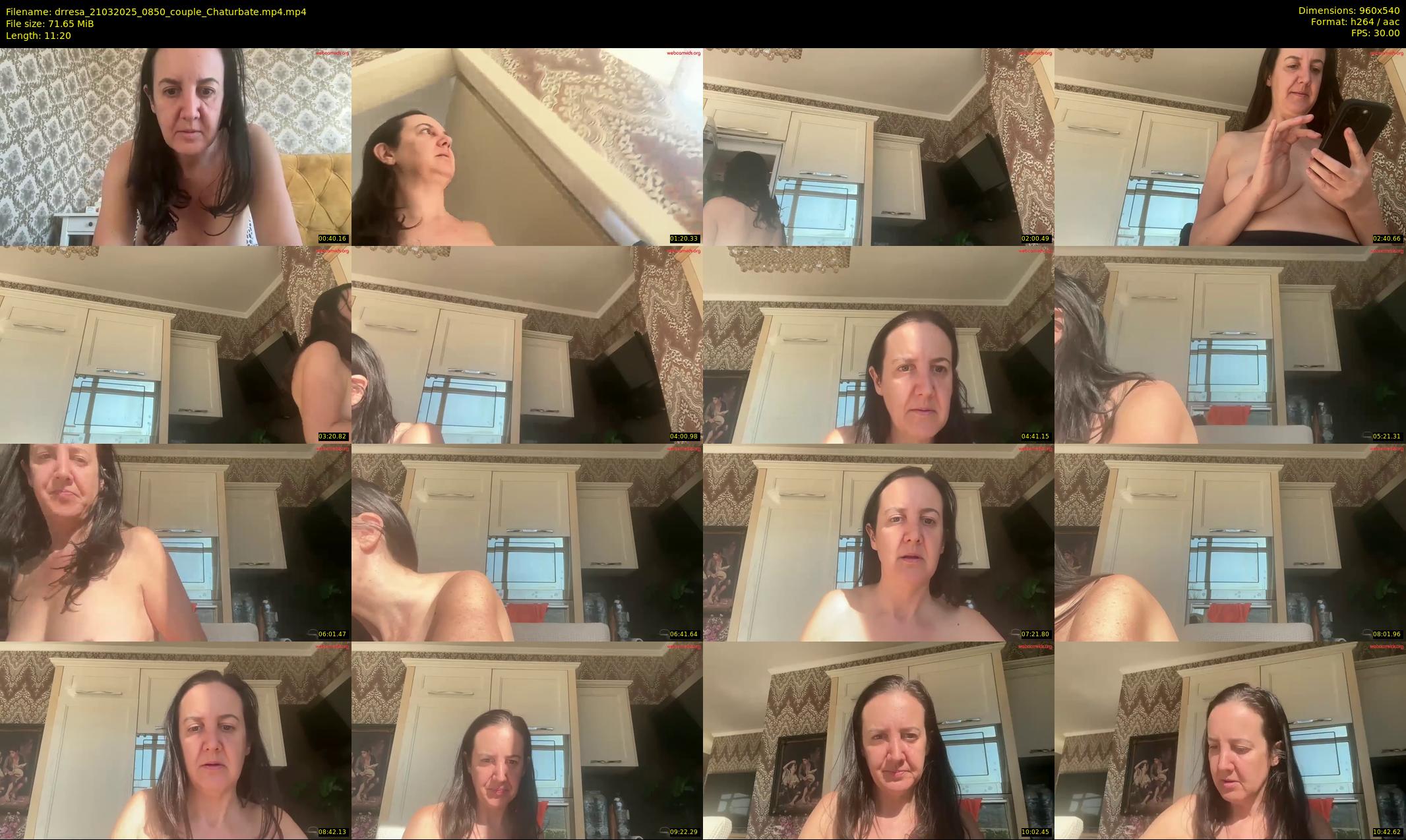 drresa — 12 minute Chaturbate female cam show recording, 480p, Mar 21, 2025