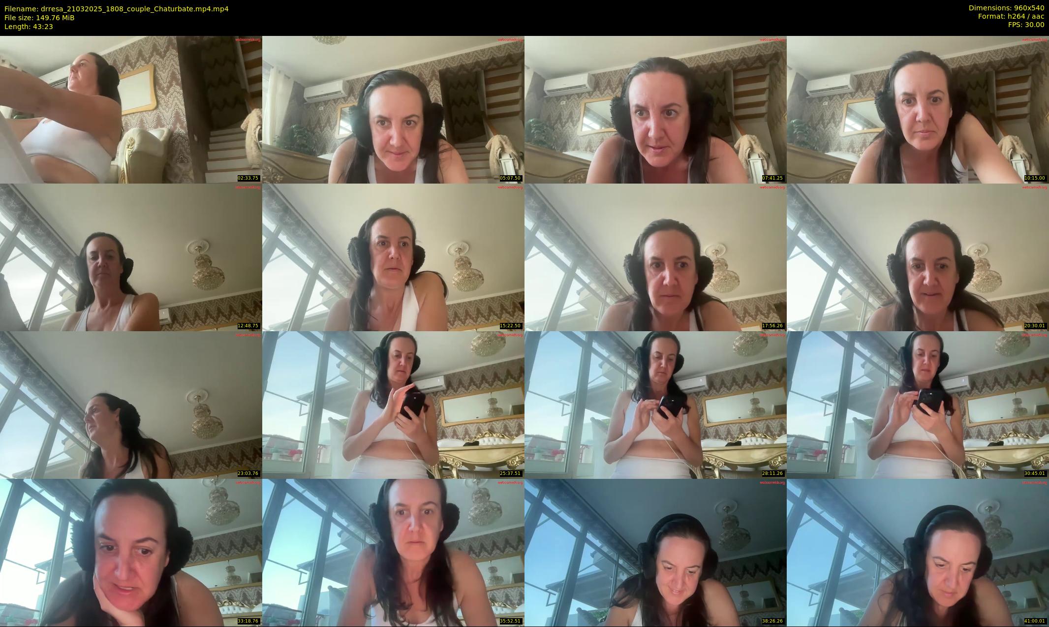 drresa — 44 minute Chaturbate female cam show recording, 480p, Mar 21, 2025