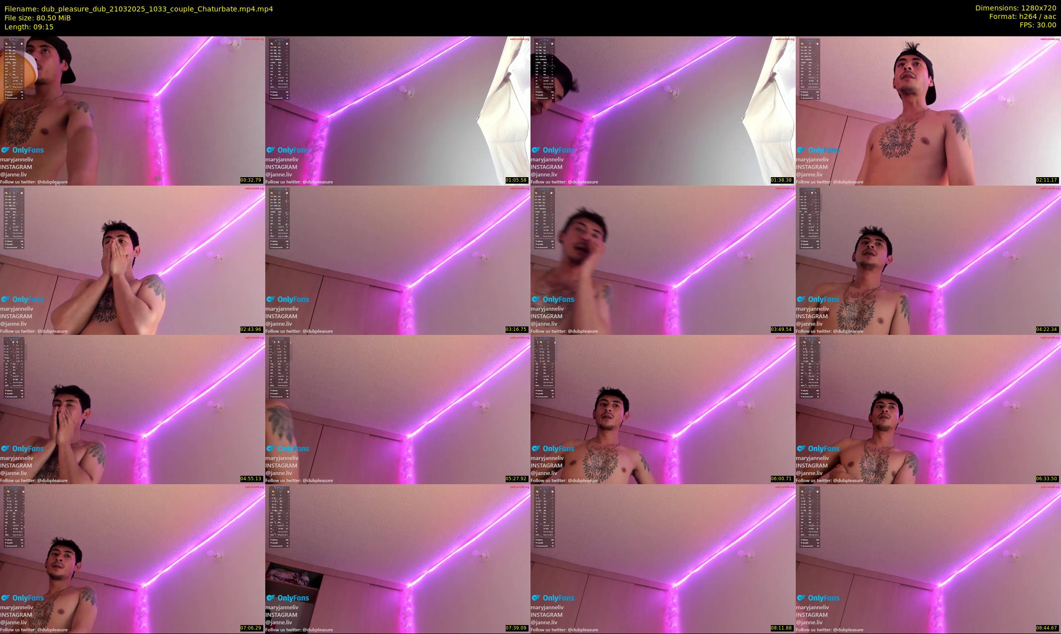 dub_pleasure_dub — 10 minute Chaturbate couple cam show recording, 720p, Mar 21, 2025