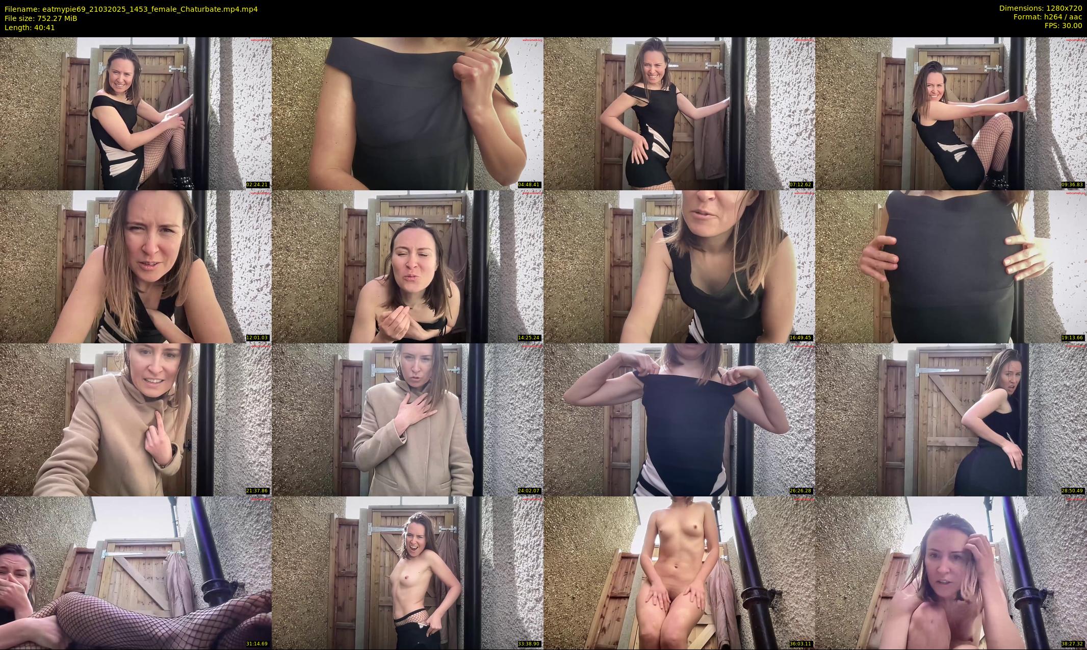 eatmypie69 — 41 minute Chaturbate female cam show recording, 720p, Mar 21, 2025