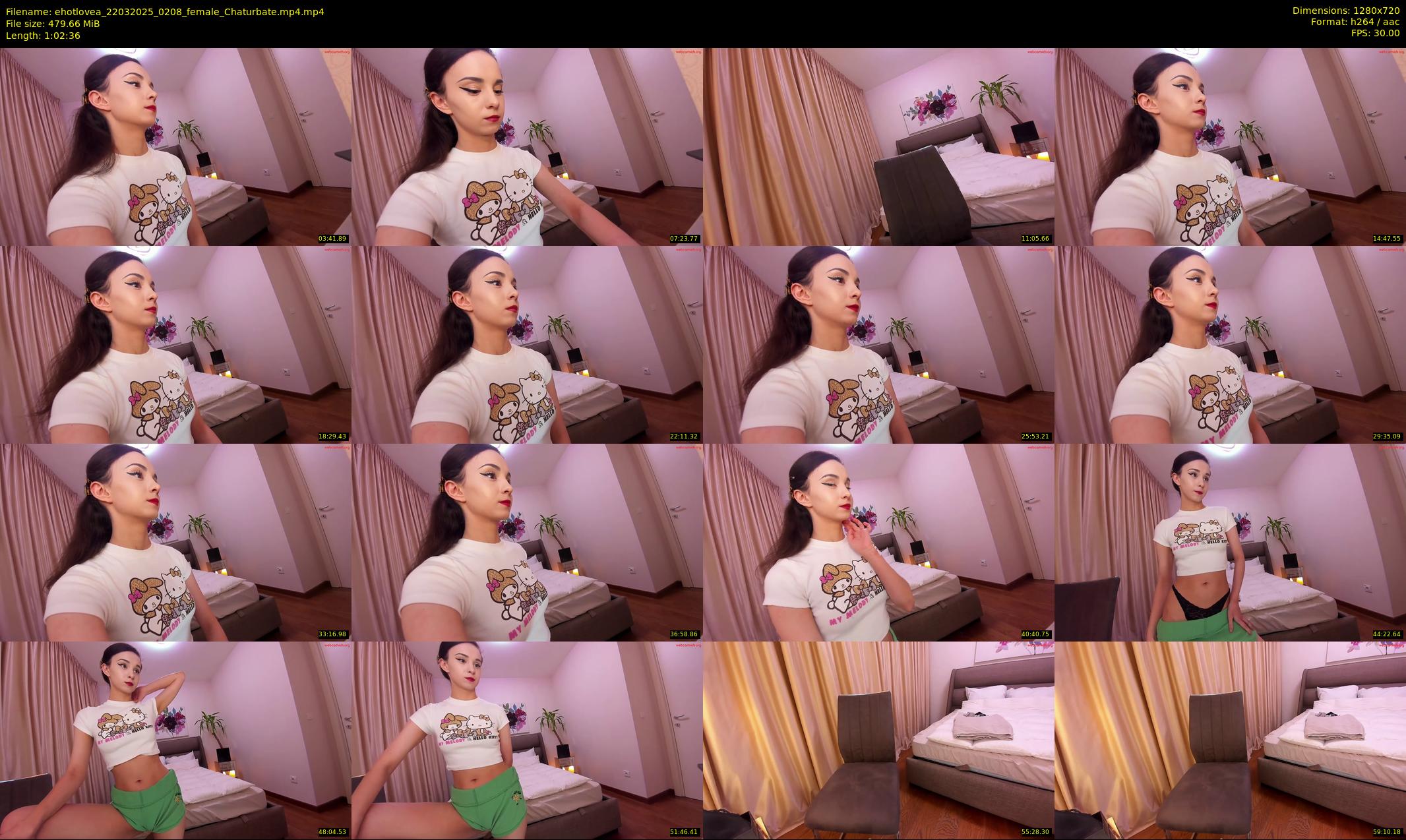 ehotlovea — 63 minute Chaturbate female cam show recording, 720p, Mar 22, 2025