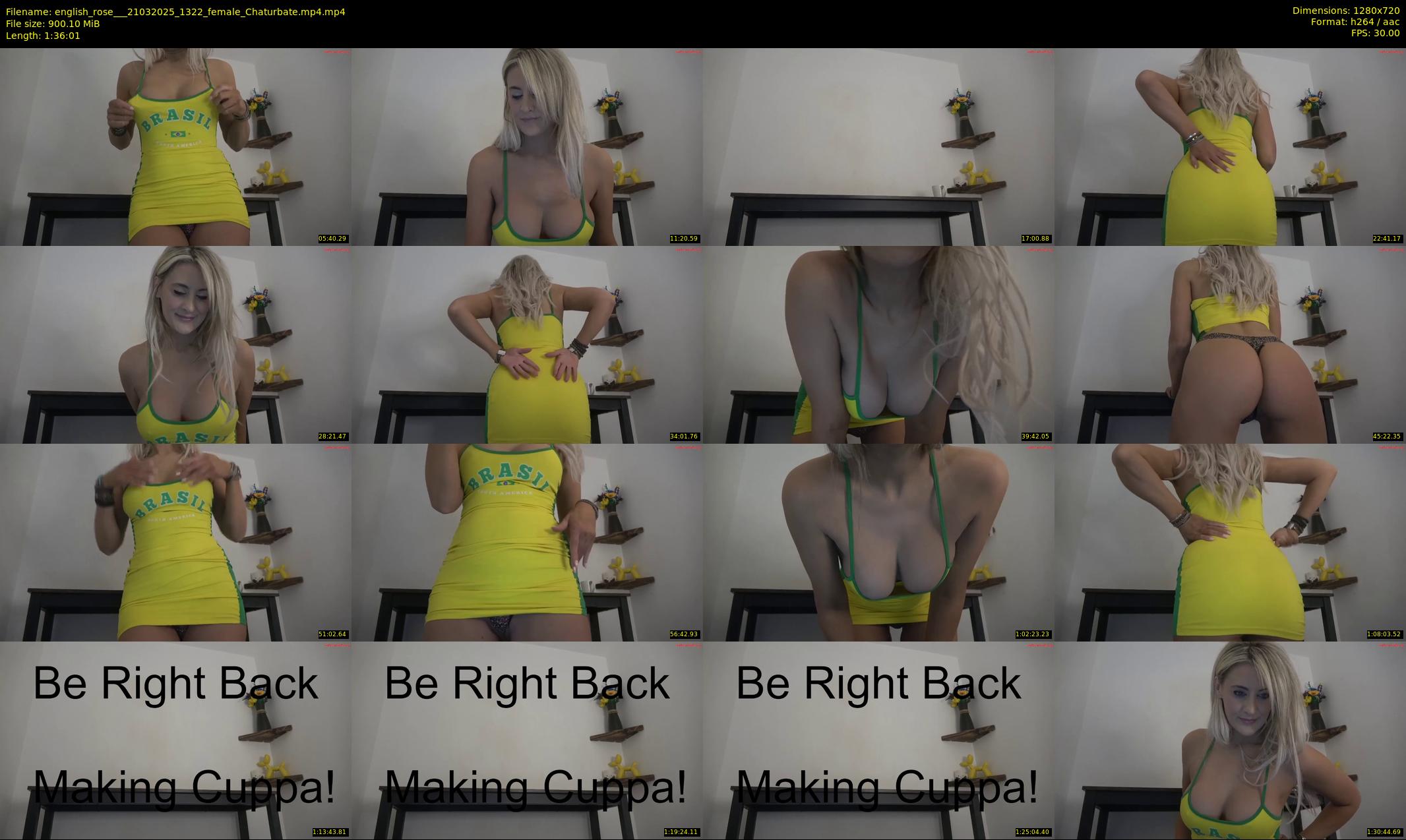 english_rose__ — 97 minute Chaturbate female cam show recording, 720p, Mar 21, 2025