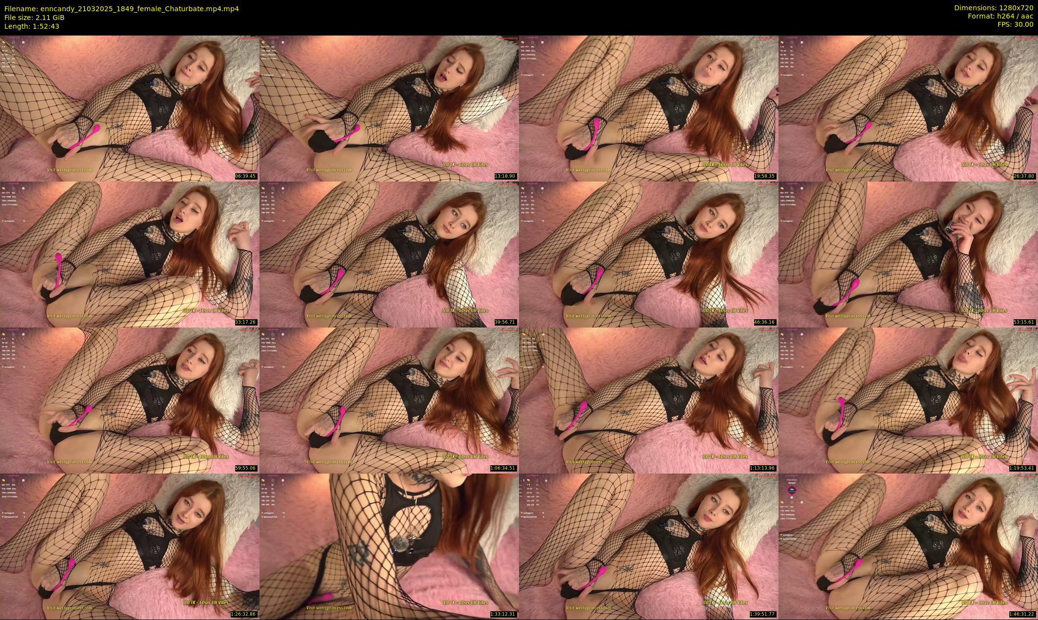 enncandy — 113 minute Chaturbate female cam show recording, 720p, Mar 21, 2025