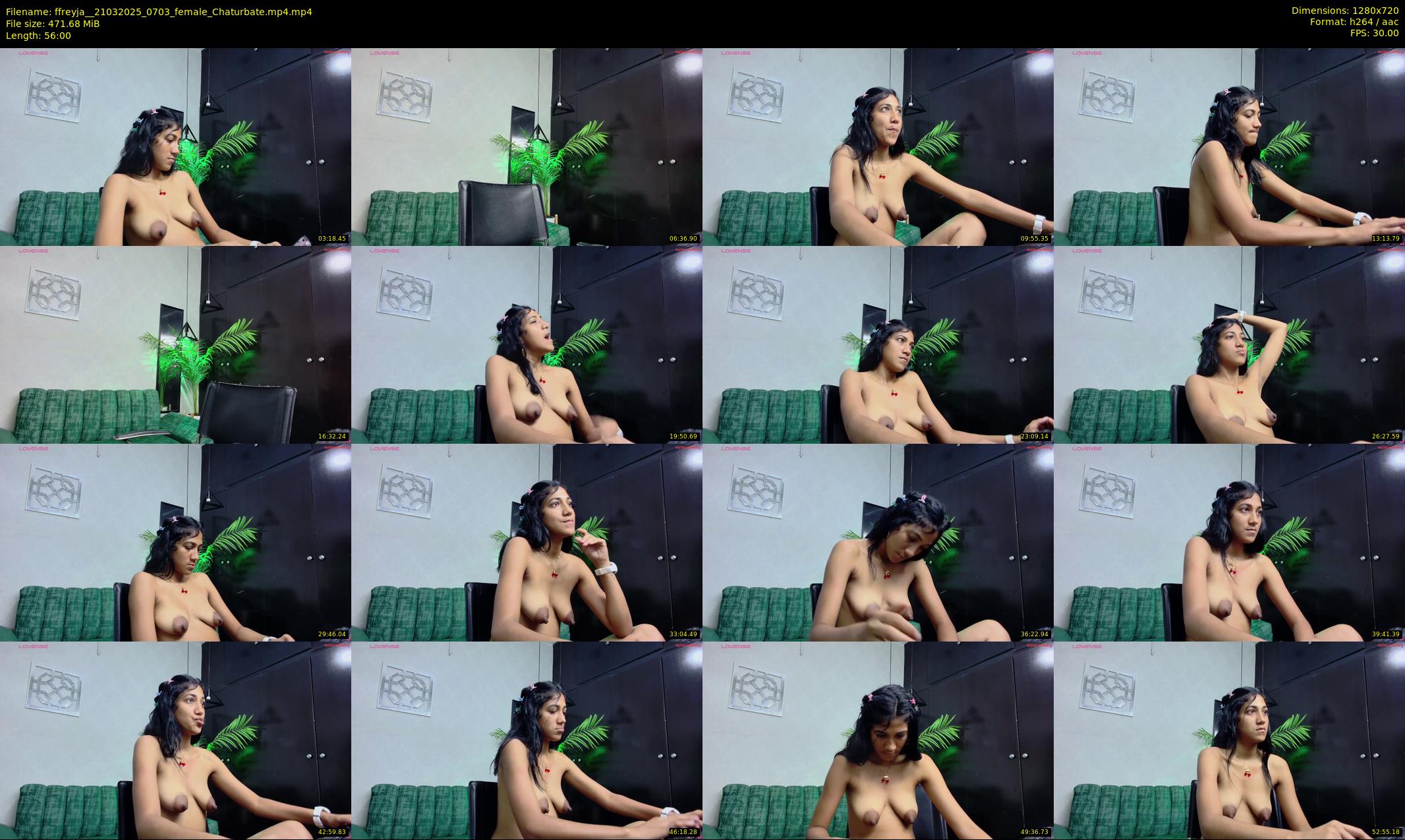 ffreyja_ — 56 minute Chaturbate female cam show recording, 720p, Mar 21, 2025
