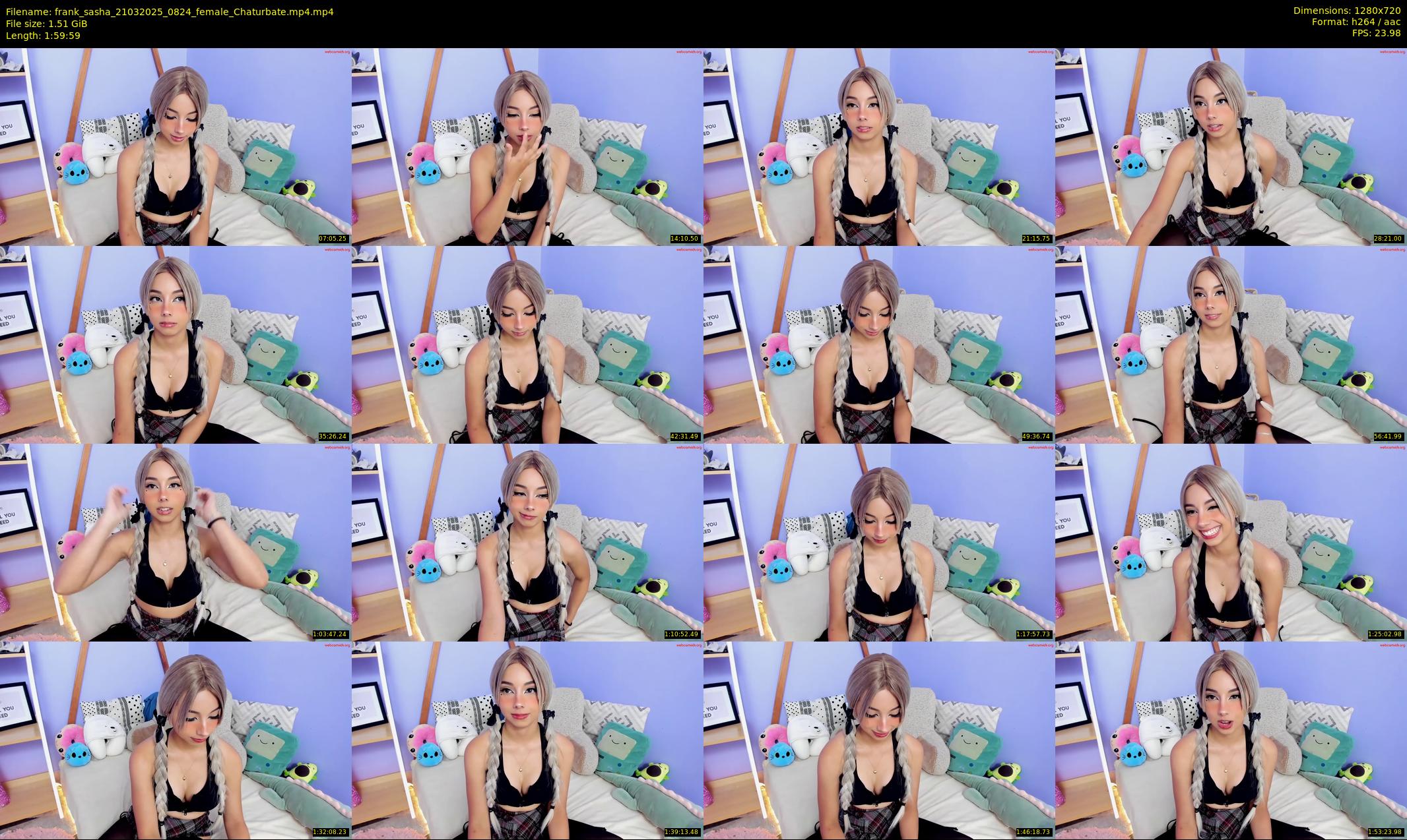 frank_sasha — 120 minute Chaturbate couple cam show recording, 720p, Mar 21, 2025