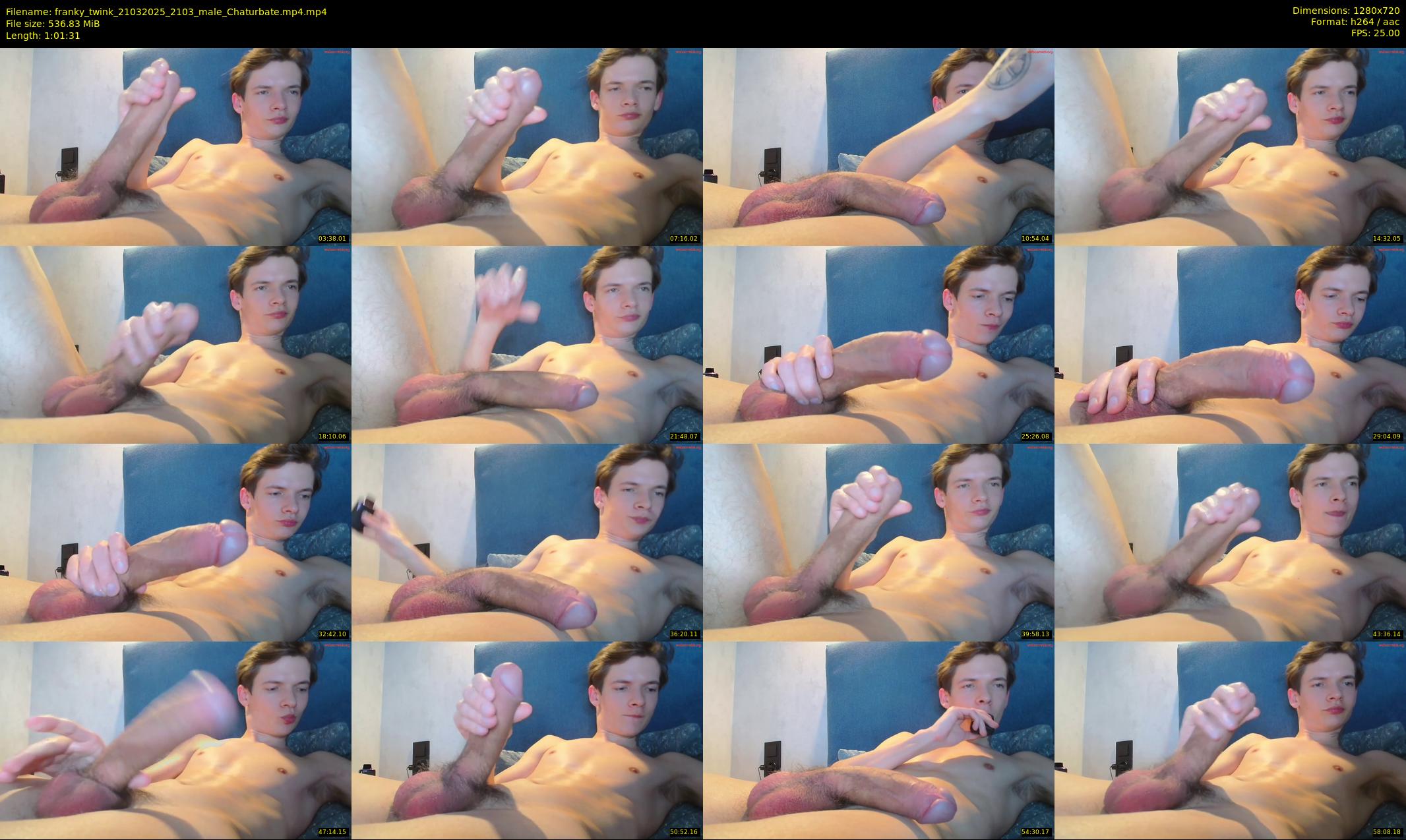 franky_twink — 62 minute Chaturbate male cam show recording, 720p, Mar 21, 2025