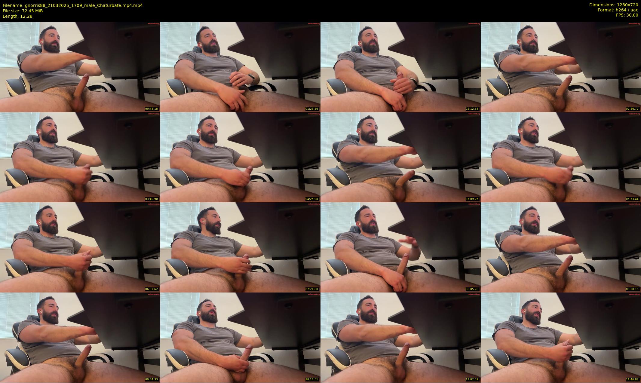 gnorris88 — 13 minute Chaturbate male cam show recording, 720p, Mar 21, 2025
