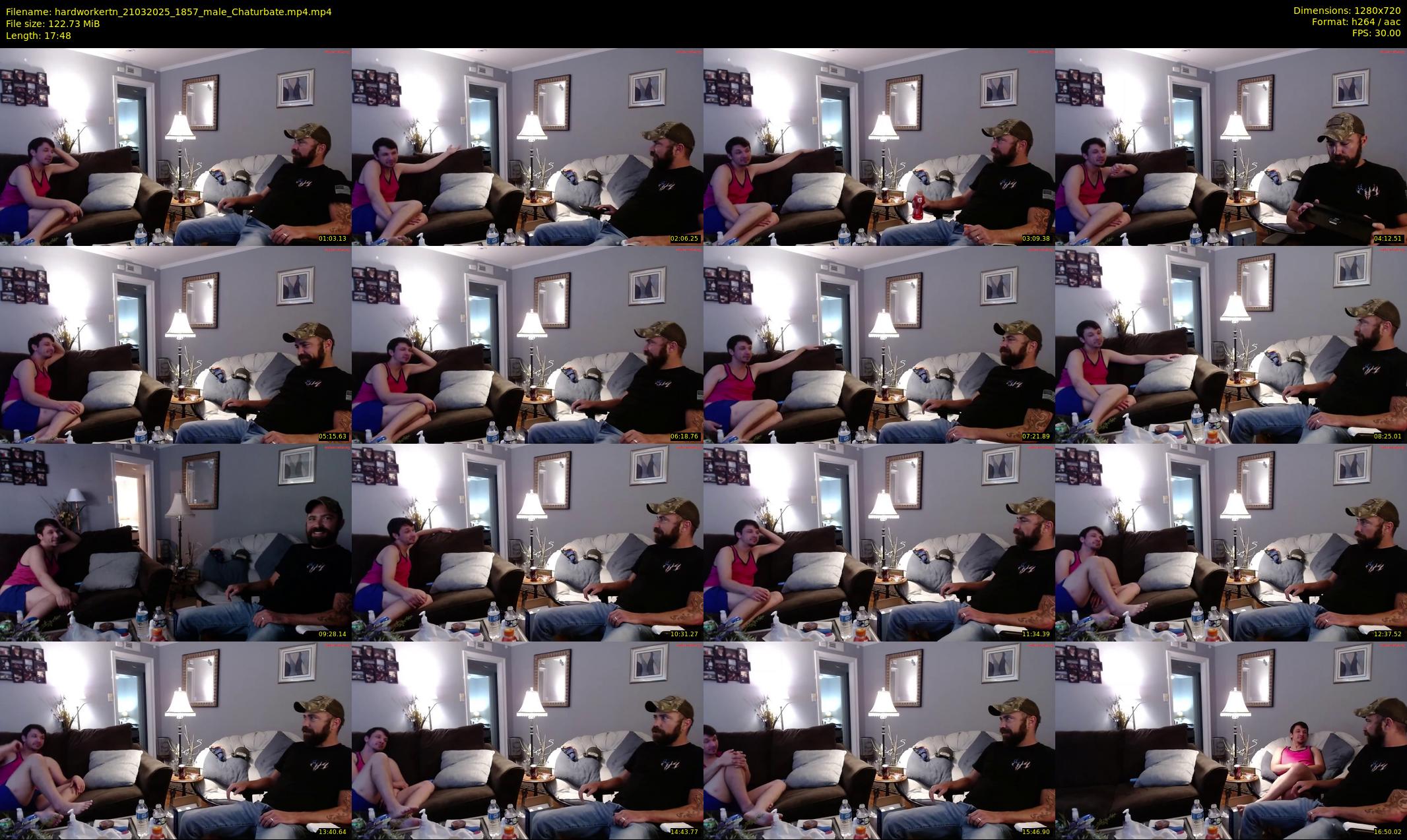 hardworkertn — 18 minute Chaturbate male cam show recording, 720p, Mar 21, 2025