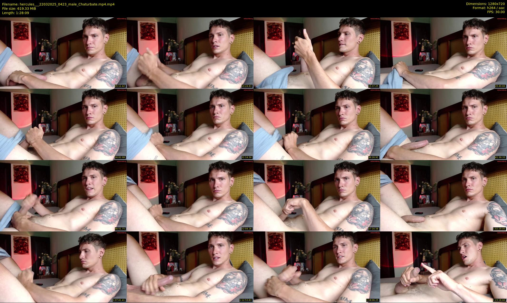 hercules__ — 89 minute Chaturbate male cam show recording, 720p, Mar 22, 2025