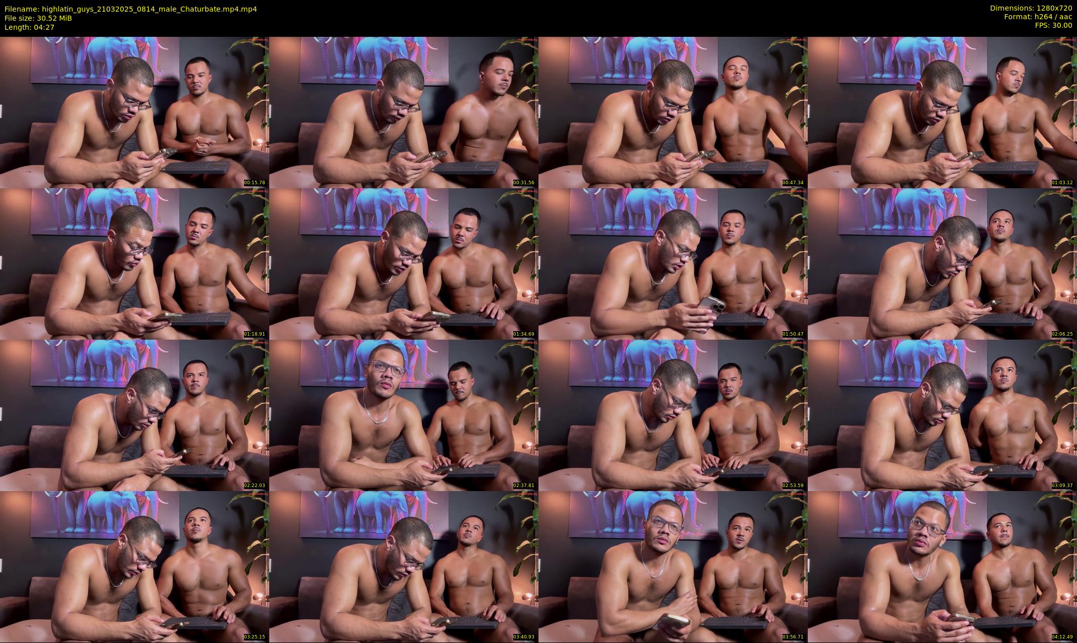 highlatin_guys — 5 minute Chaturbate male cam show recording, 720p, Mar 21, 2025
