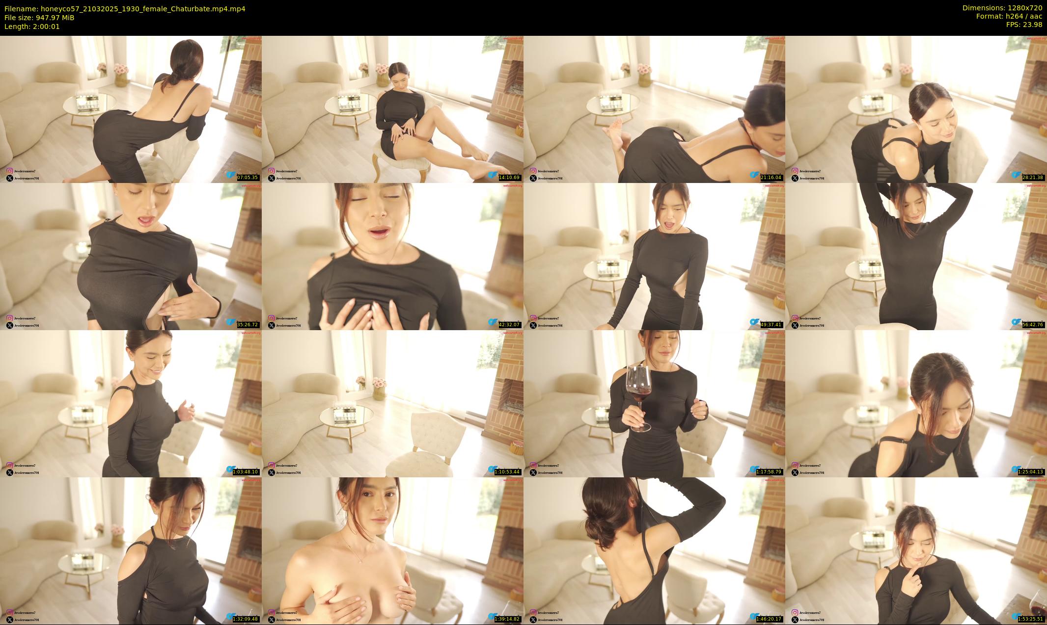 honeyco57 — 121 minute Chaturbate female cam show recording, 720p, Mar 21, 2025