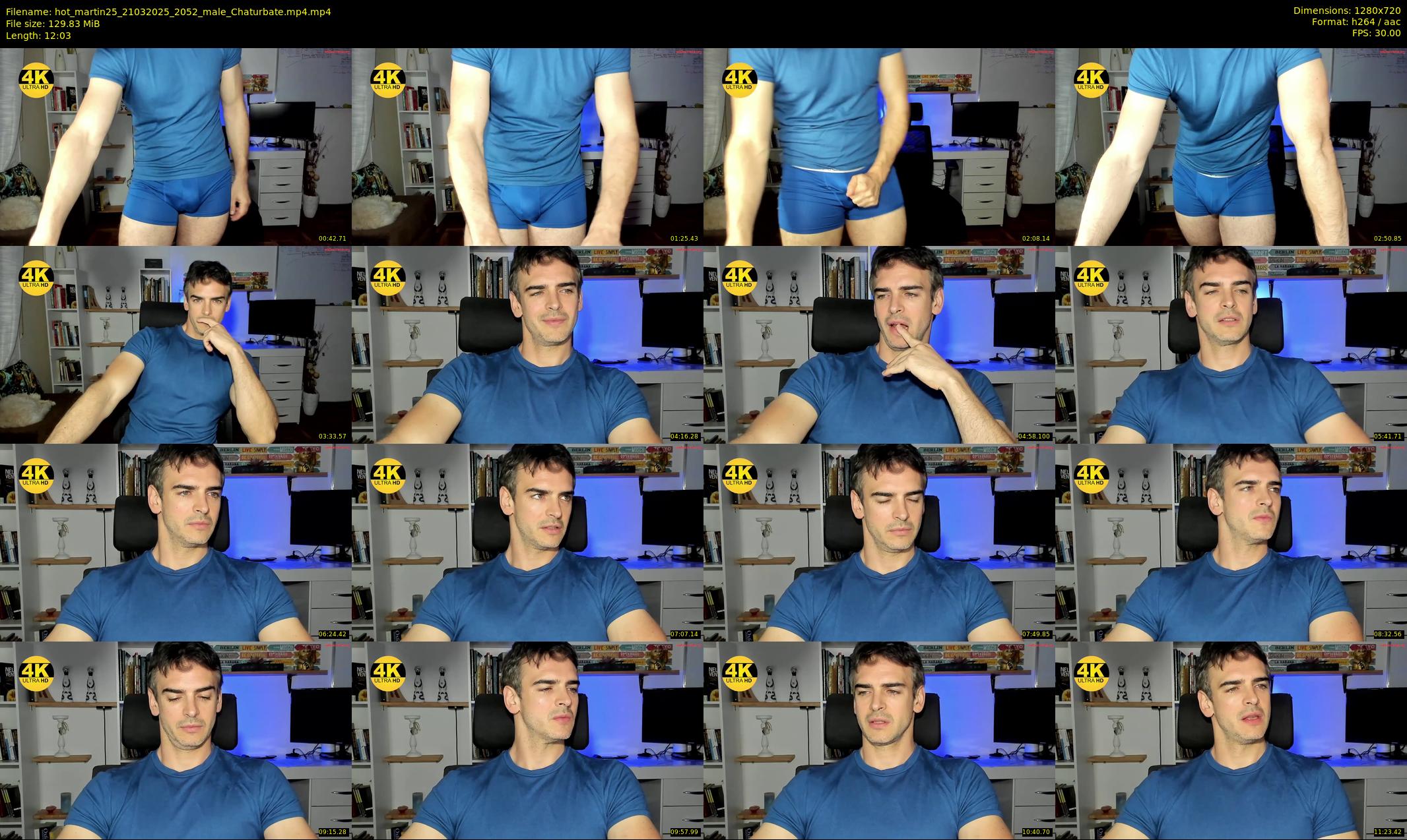 hot_martin25 — 13 minute Chaturbate male cam show recording, 720p, Mar 21, 2025