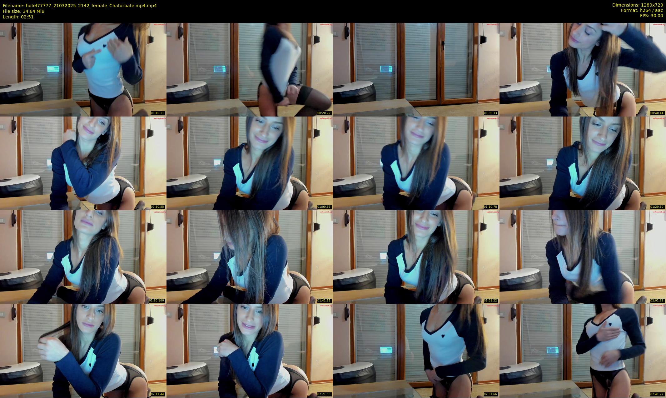 hotel77777 — 3 minute Chaturbate female cam show recording, 720p, Mar 21, 2025