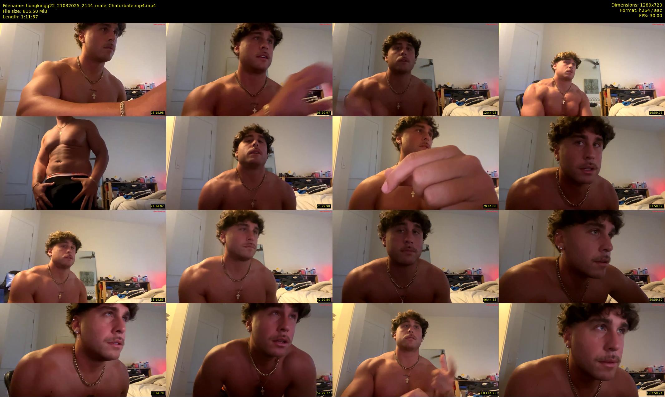hungkingg22 — 72 minute Chaturbate male cam show recording, 720p, Mar 21, 2025