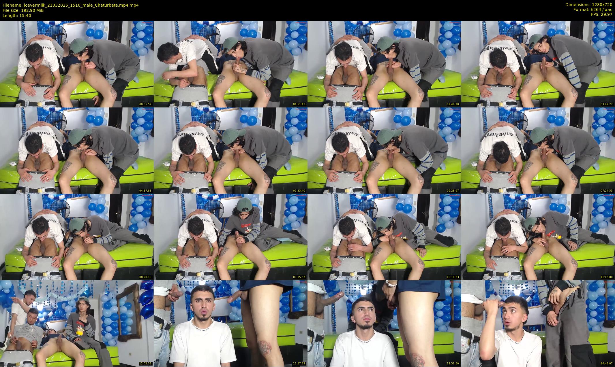 icevermilk — 16 minute Chaturbate male cam show recording, 720p, Mar 21, 2025