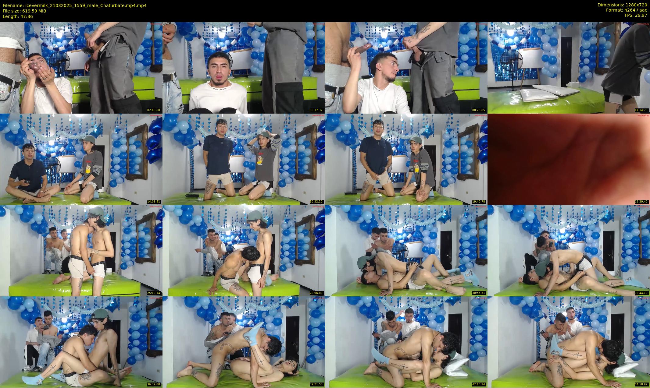 icevermilk — 48 minute Chaturbate male cam show recording, 720p, Mar 21, 2025