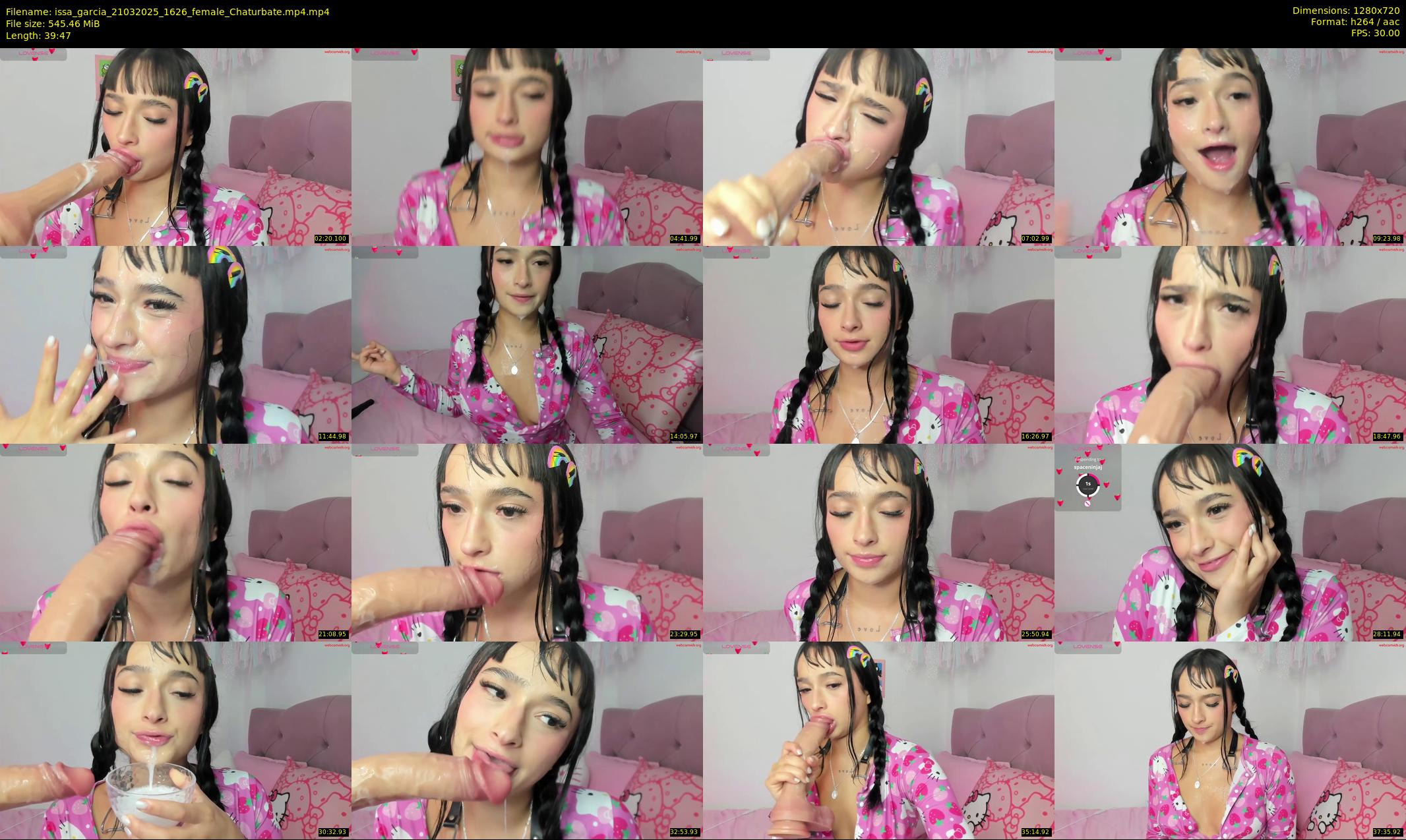 issa_garcia — 40 minute Chaturbate female cam show recording, 720p, Mar 21, 2025