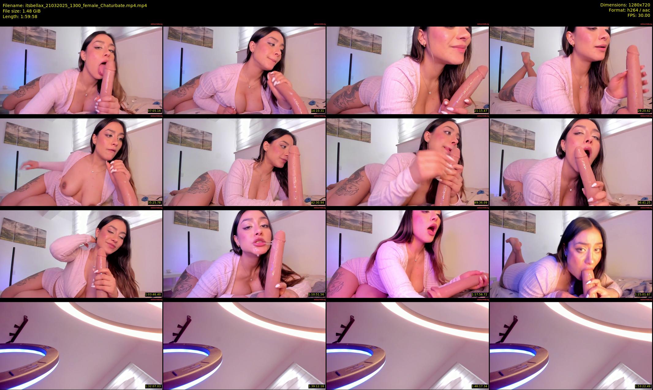 itsbellax — 120 minute Chaturbate female cam show recording, 720p, Mar 21, 2025