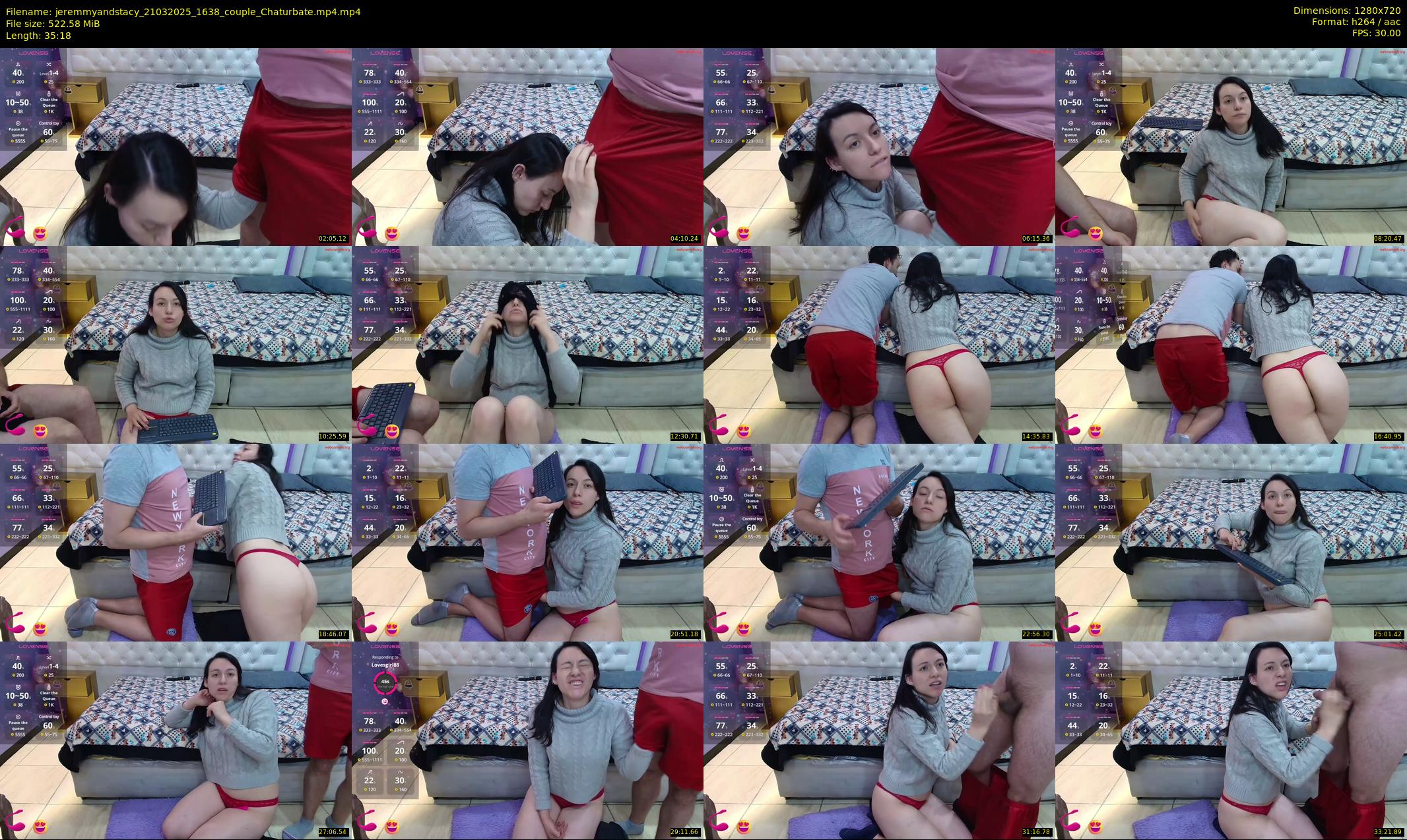jeremmyandstacy — 36 minute Chaturbate couple cam show recording, 720p, Mar 21, 2025