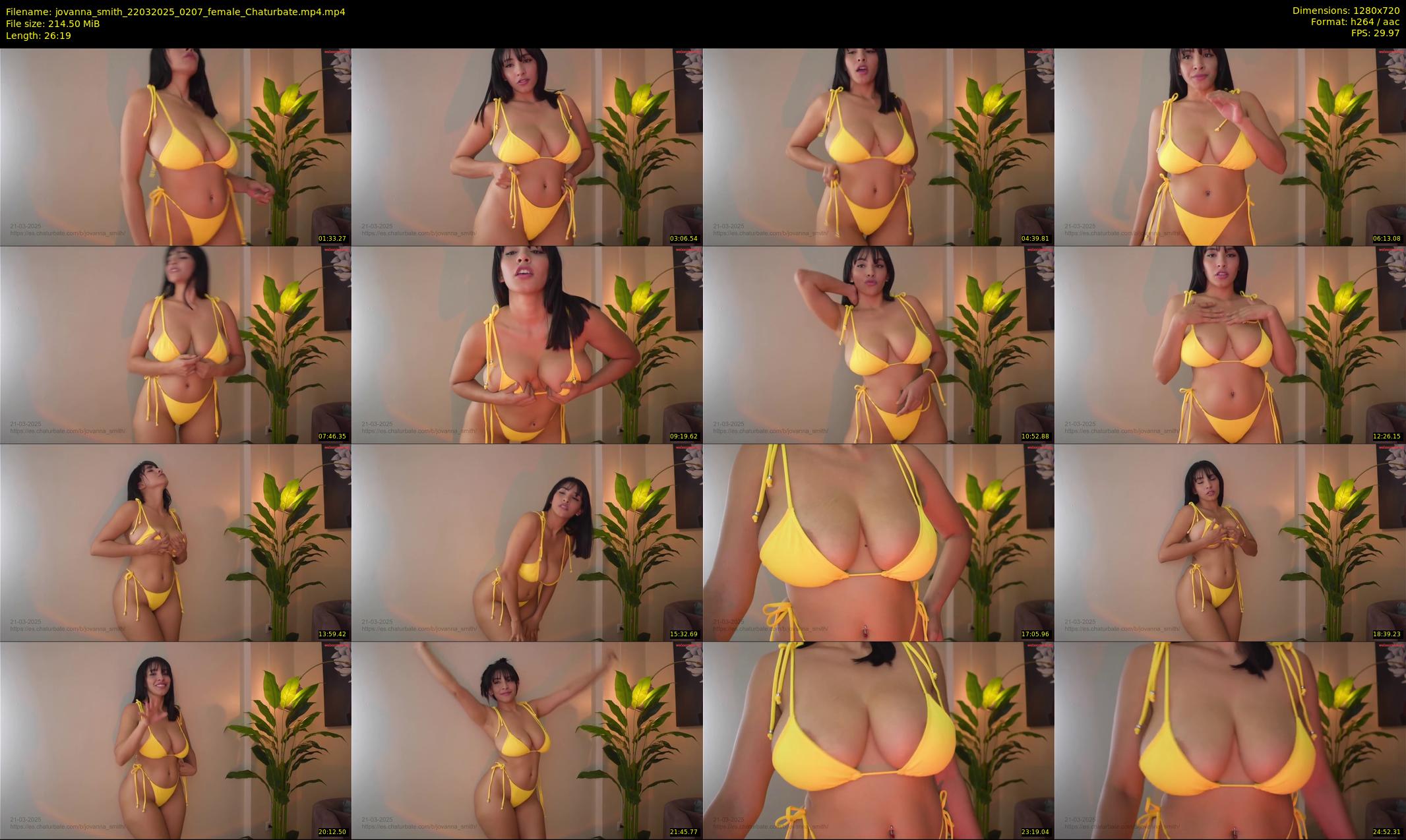 jovanna_smith — 27 minute Chaturbate female cam show recording, 720p, Mar 22, 2025