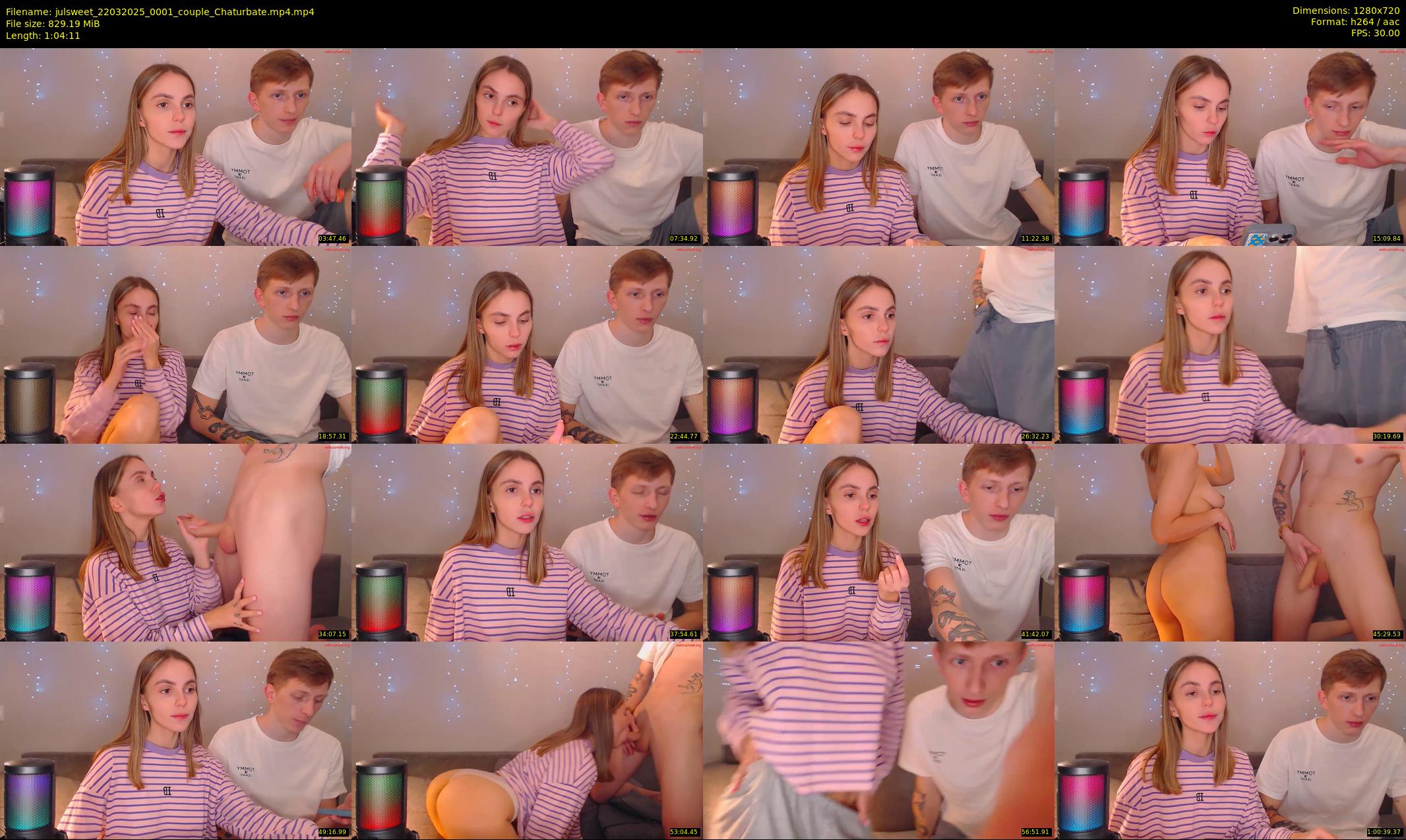 julsweet — 65 minute Chaturbate male cam show recording, 720p, Mar 22, 2025