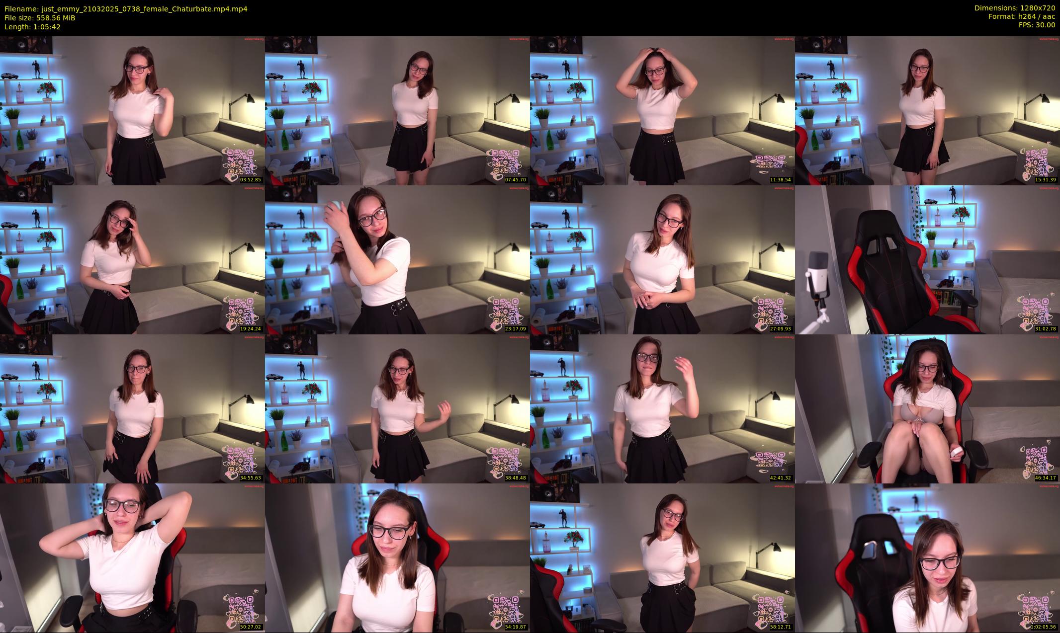 just_emmy — 66 minute Chaturbate female cam show recording, 720p, Mar 21, 2025
