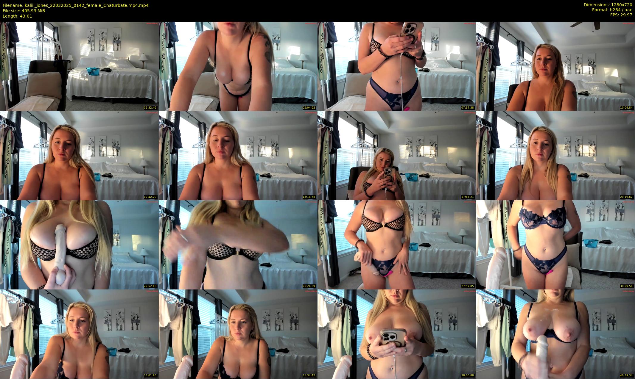 kaliii_jones — 44 minute Chaturbate female cam show recording, 720p, Mar 22, 2025