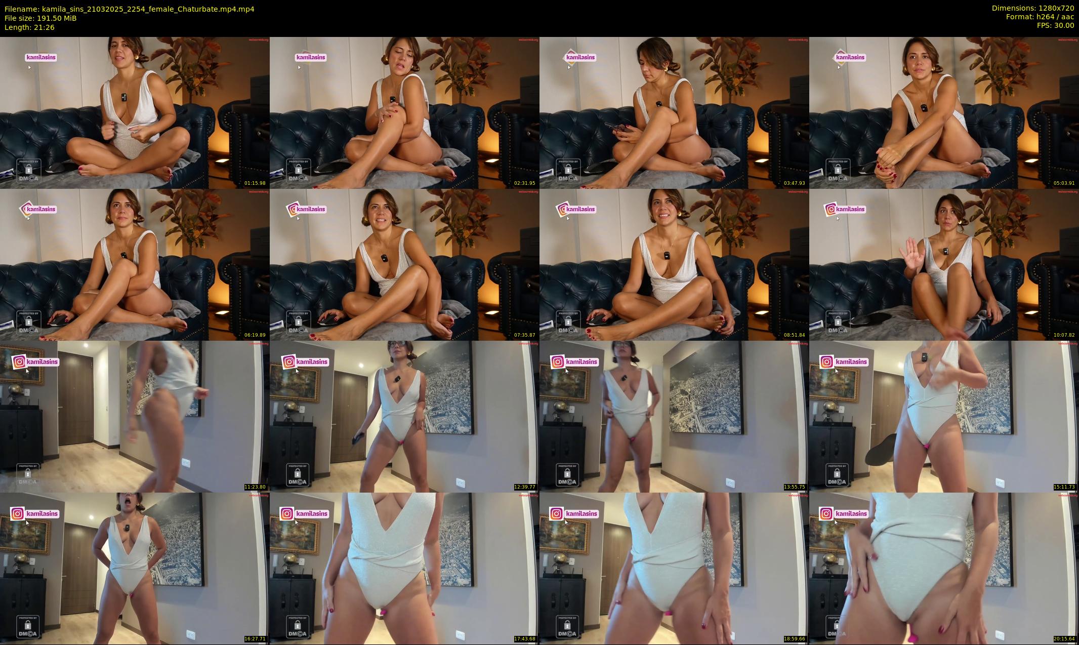 kamila_sins — 22 minute Chaturbate female cam show recording, 720p, Mar 21, 2025