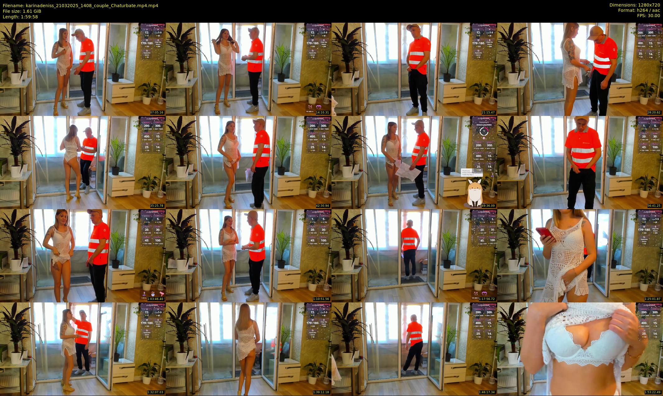 karinadeniss — 120 minute Chaturbate couple cam show recording, 720p, Mar 21, 2025