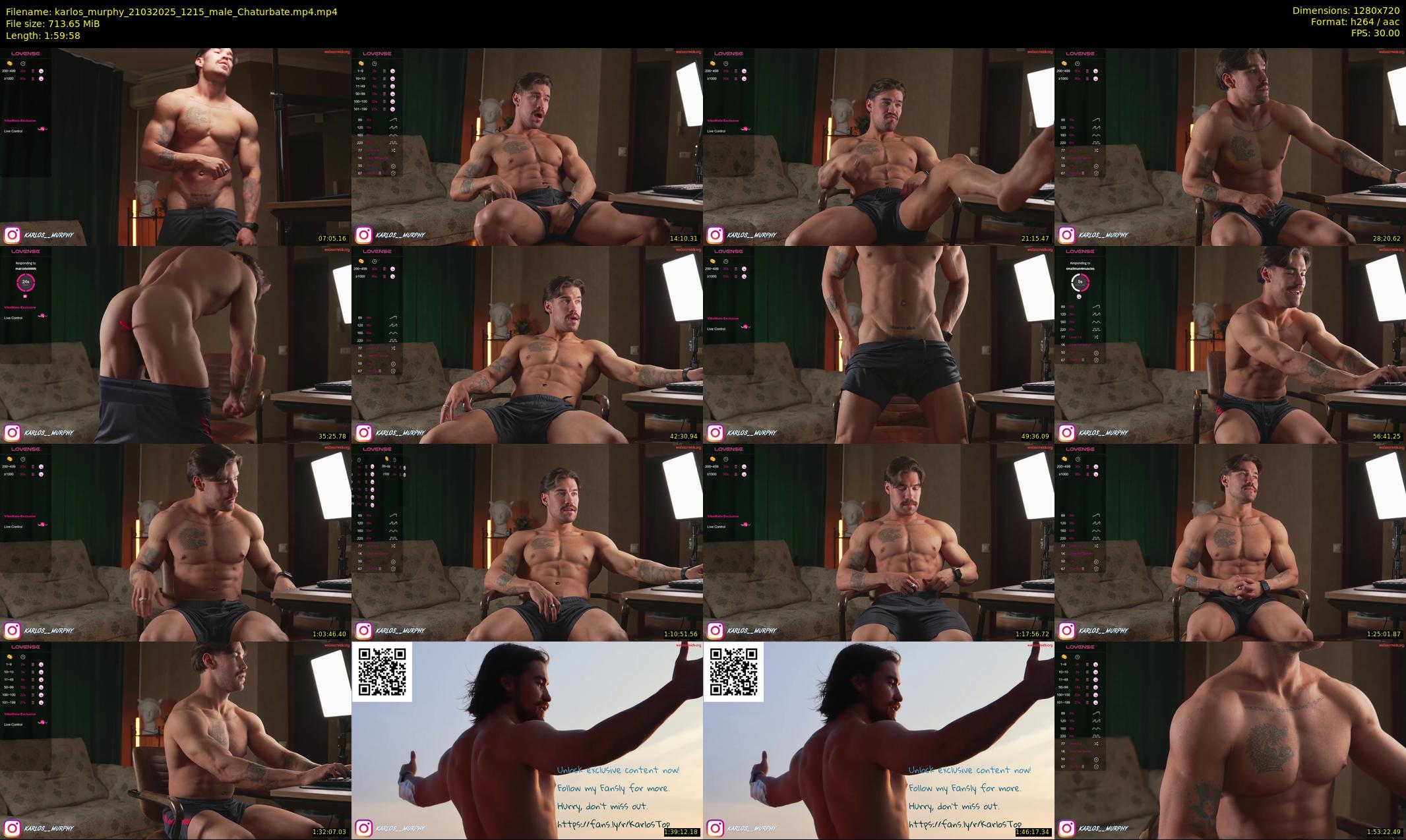 karlos_murphy — 120 minute Chaturbate male cam show recording, 720p, Mar 21, 2025