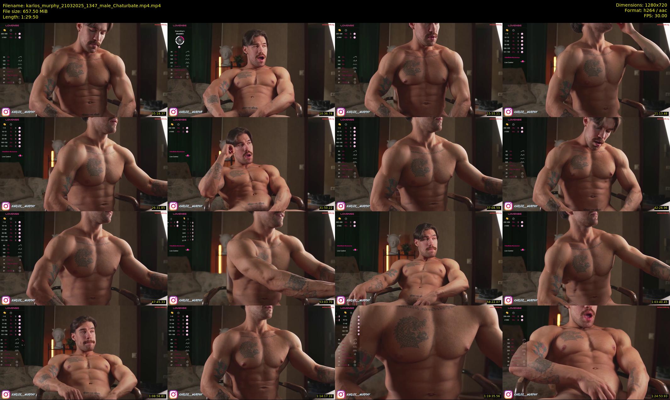 karlos_murphy — 90 minute Chaturbate male cam show recording, 720p, Mar 21, 2025