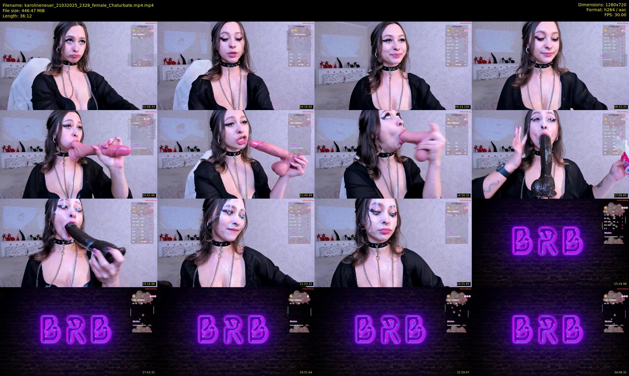 karolineneuer — 37 minute Chaturbate female cam show recording, 720p, Mar 21, 2025