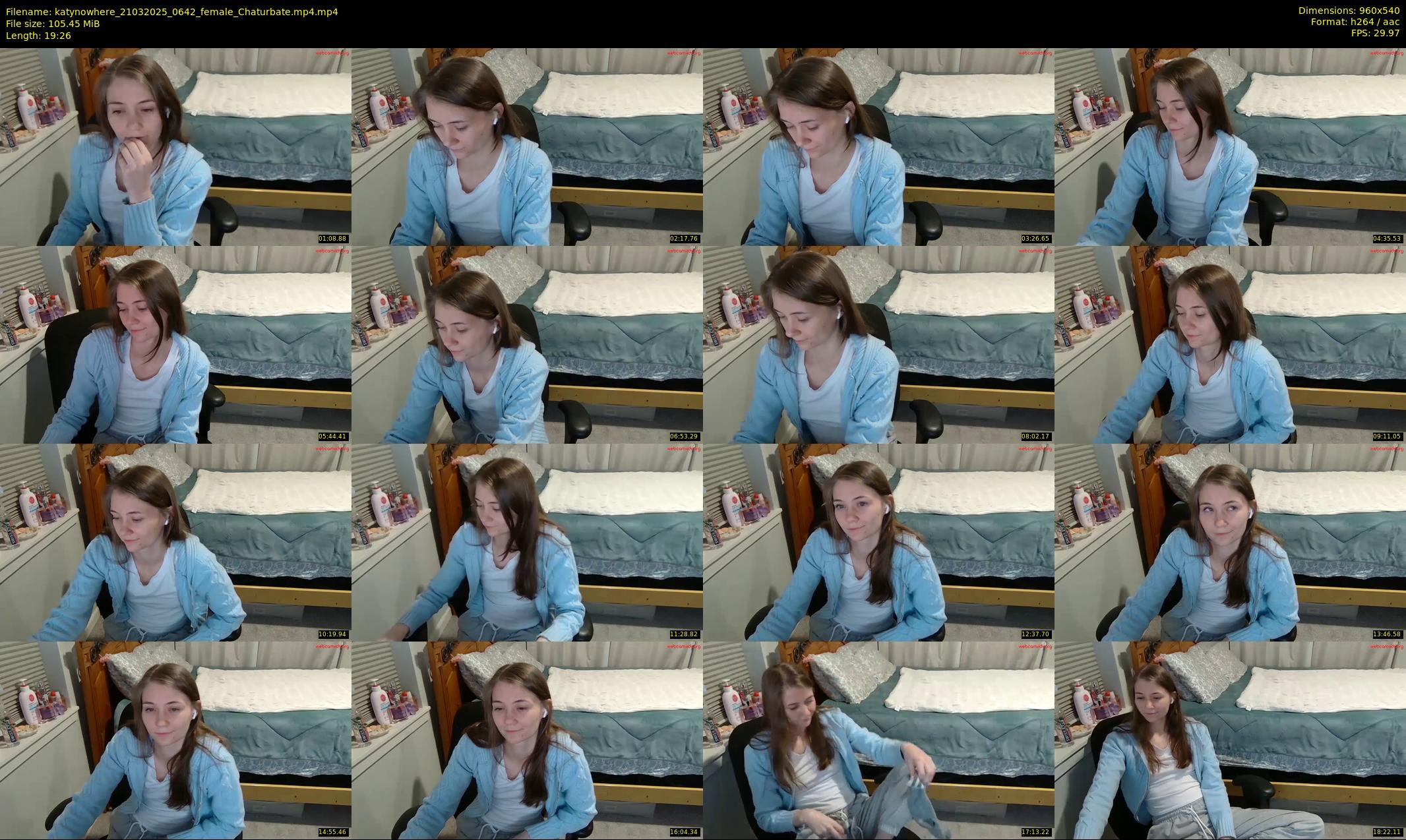 katynowhere — 20 minute Chaturbate female cam show recording, 480p, Mar 21, 2025