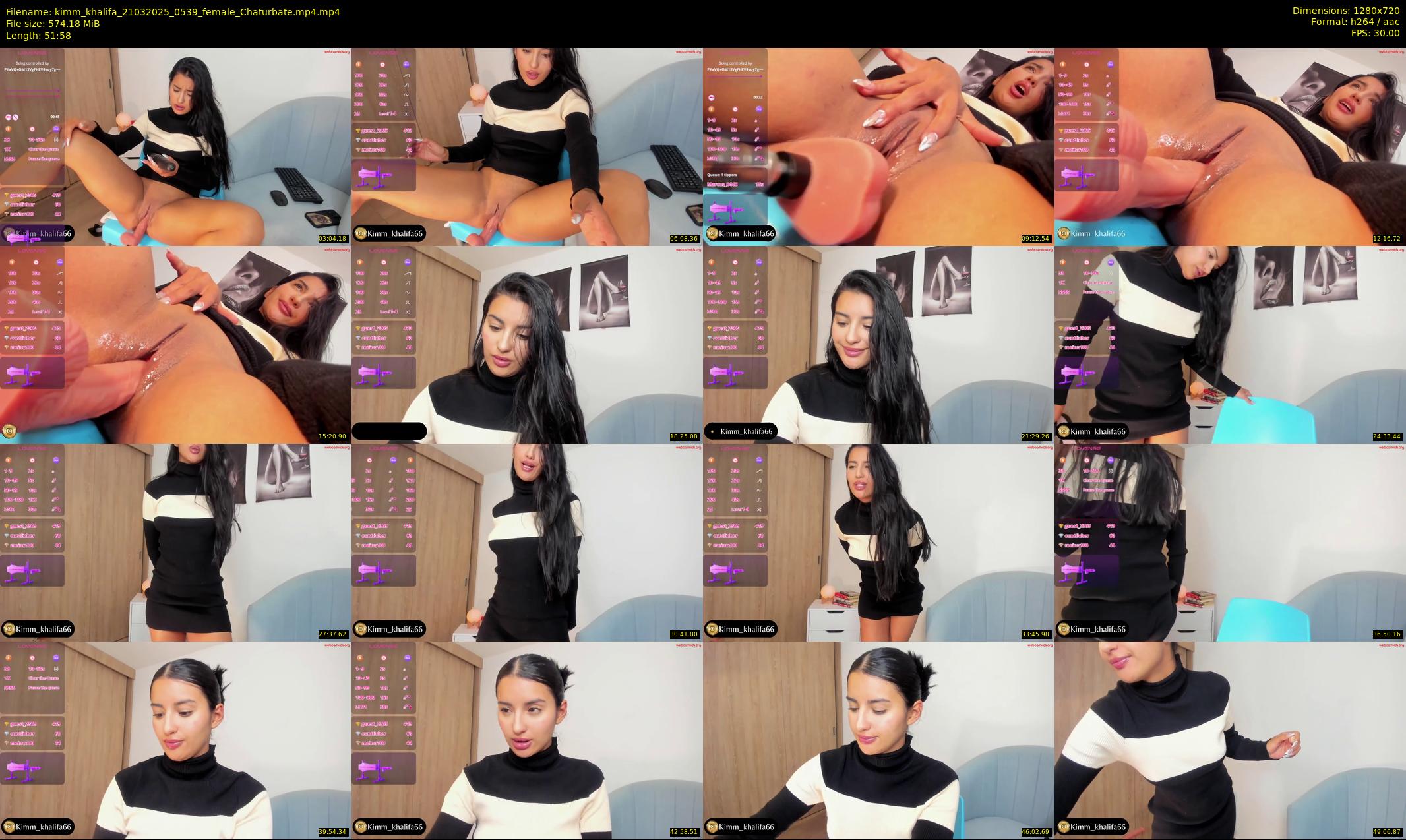 kimm_khalifa — 52 minute Chaturbate female cam show recording, 720p, Mar 21, 2025