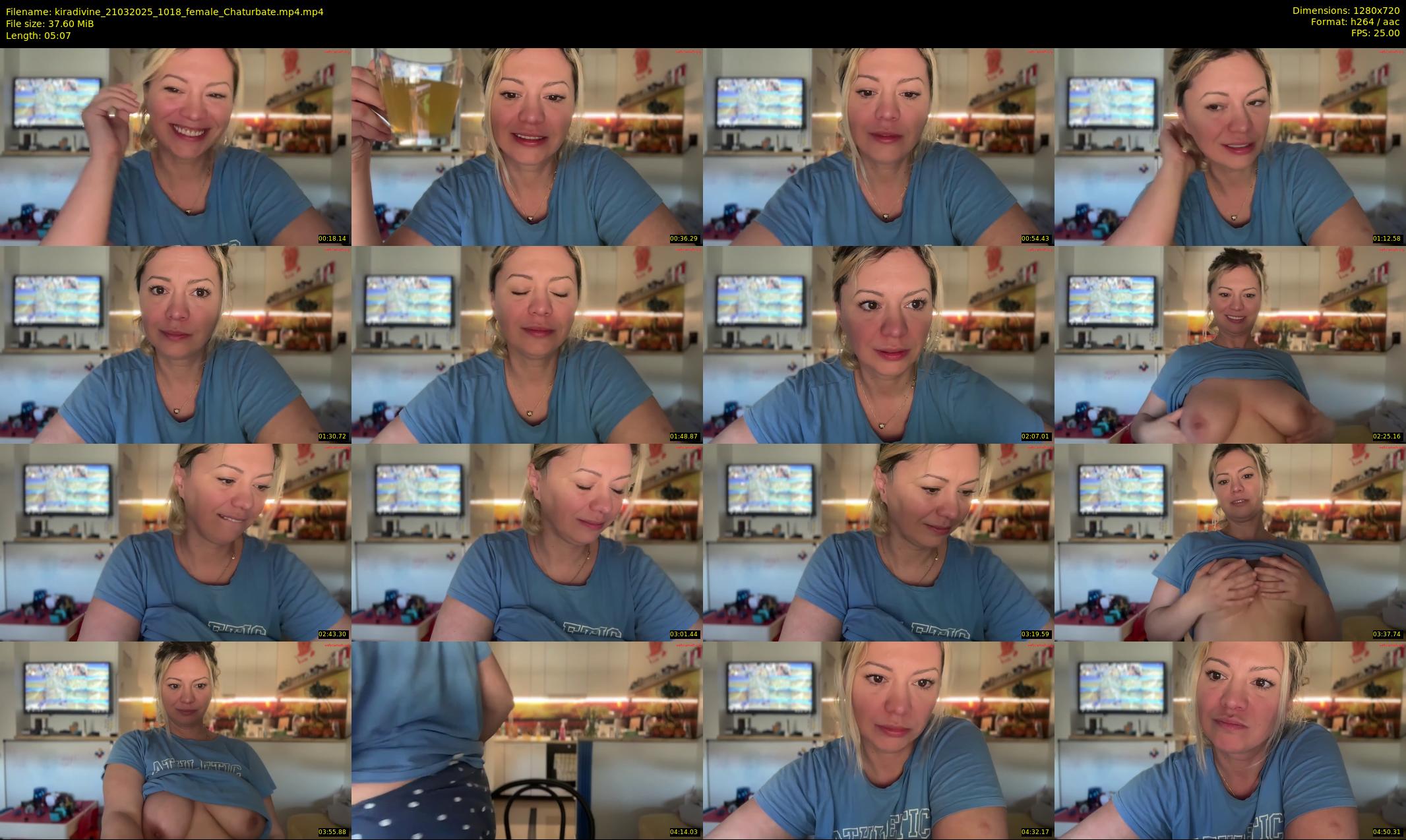 kiradivine — 6 minute Chaturbate female cam show recording, 720p, Mar 21, 2025