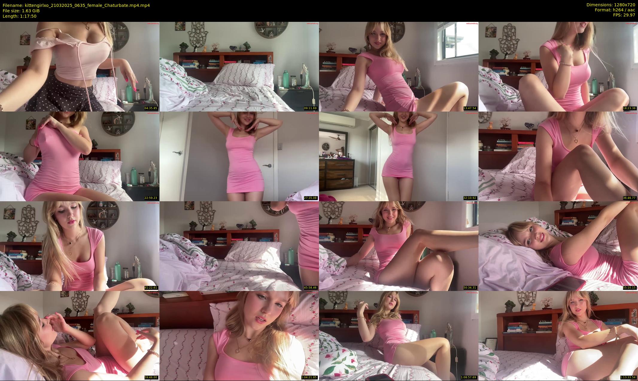 kittengirlxo — 78 minute Chaturbate female cam show recording, 720p, Mar 21, 2025