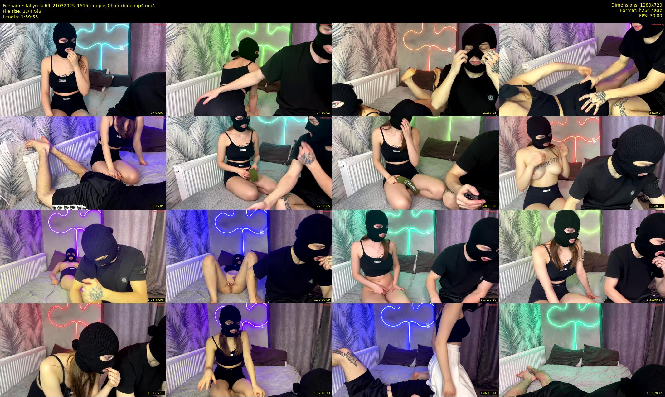lallyrose69 — 120 minute Chaturbate couple cam show recording, 720p, Mar 21, 2025