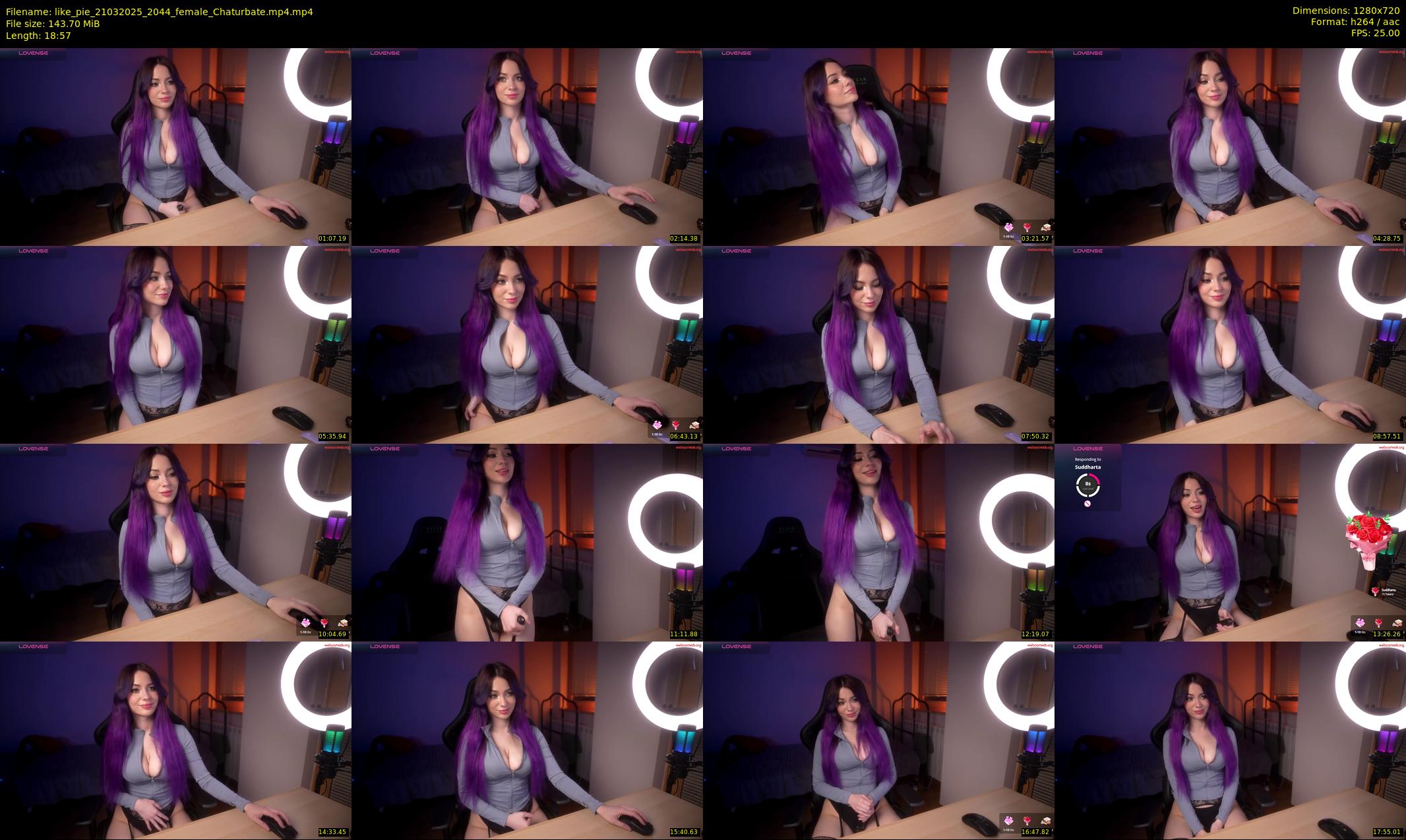 like_pie — 19 minute Chaturbate couple cam show recording, 720p, Mar 21, 2025