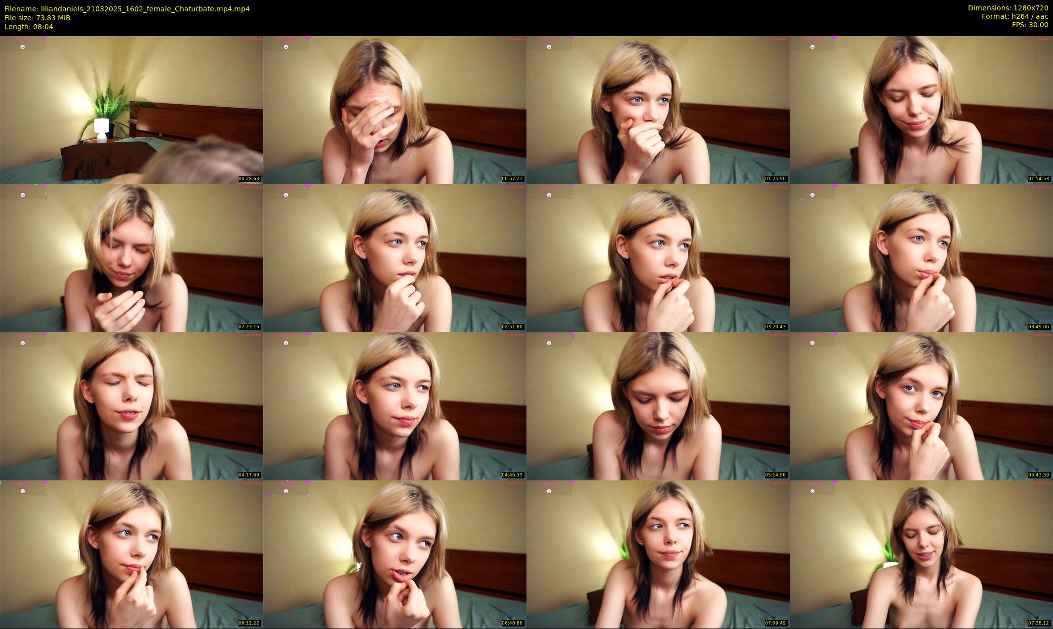 liliandaniels — 9 minute Chaturbate female cam show recording, 720p, Mar 21, 2025