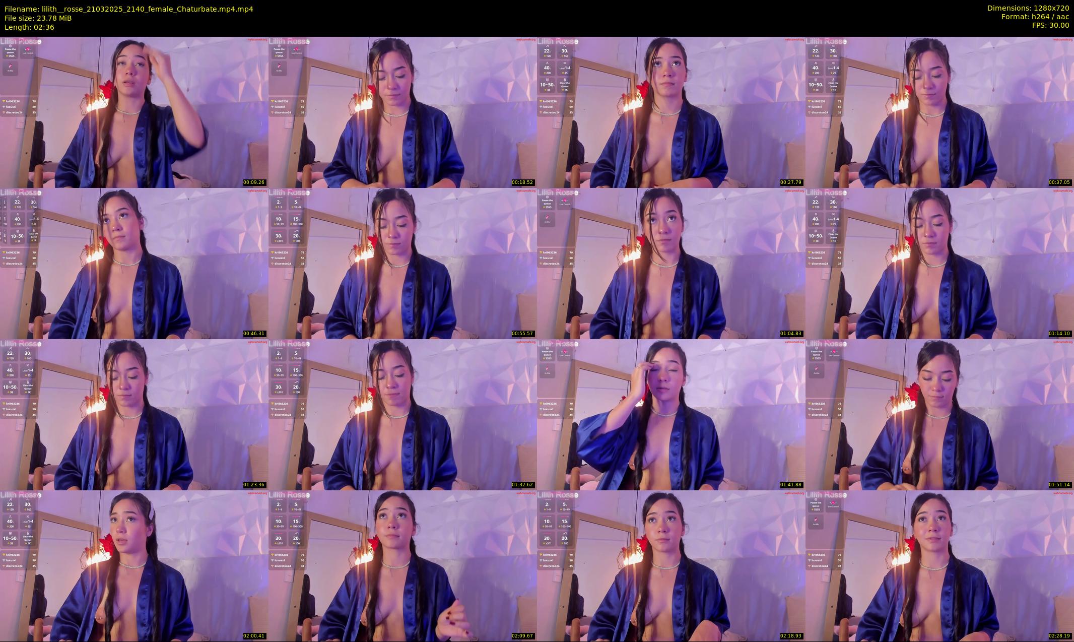 lilith__rosse — 3 minute Chaturbate female cam show recording, 720p, Mar 21, 2025