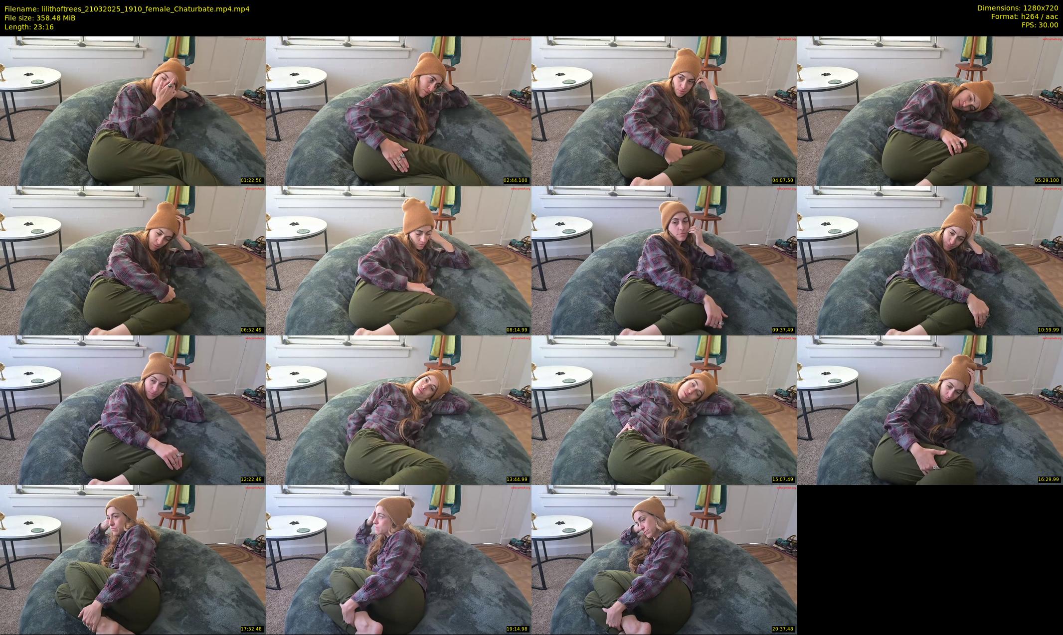 lilithoftrees — 24 minute Chaturbate female cam show recording, 720p, Mar 21, 2025