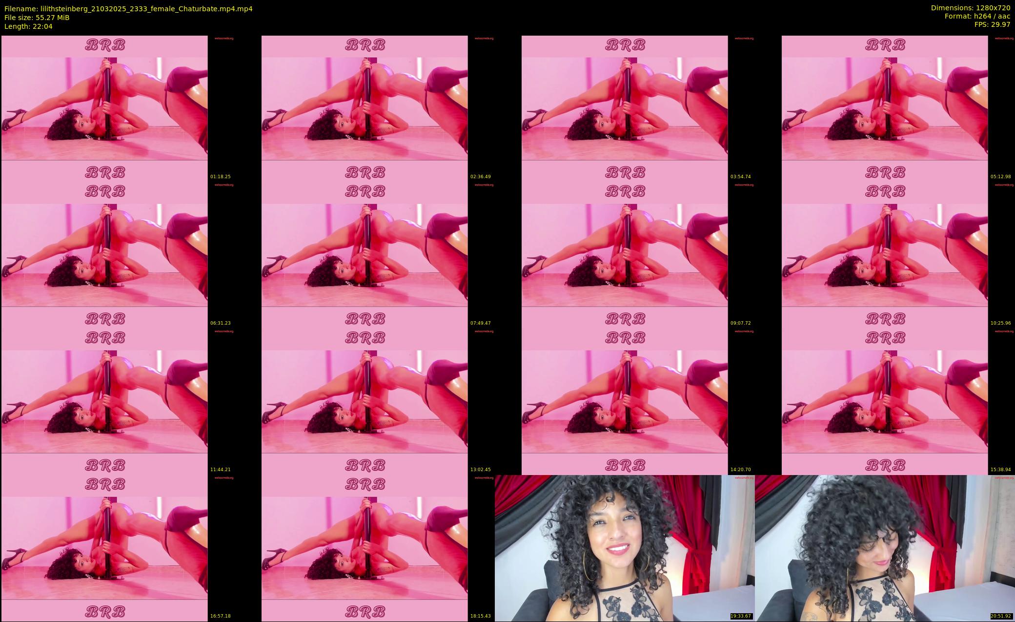 lilithsteinberg — 23 minute Chaturbate female cam show recording, 720p, Mar 21, 2025